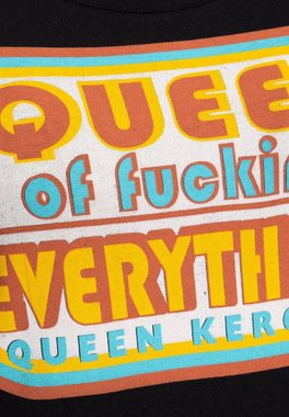 QueenKerosin Print-Shirt Queen of Everything (1-tlg) mit Retro-Statement Front Print