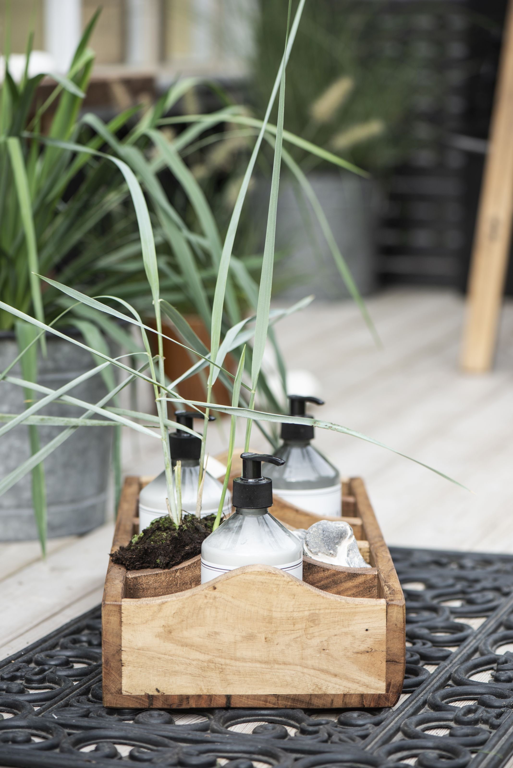 Ib Laursen Fußmatte Fußmatte Türmatte Fußabtreter Gummi Filigran Schwarz 45x75cm Ib