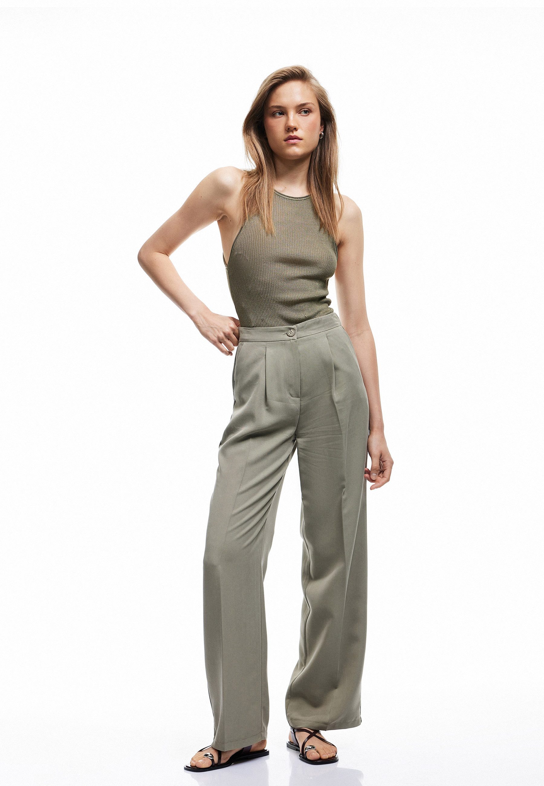 Hose & Shorts Normale Leibhöhe Wide Leg Palazzohose