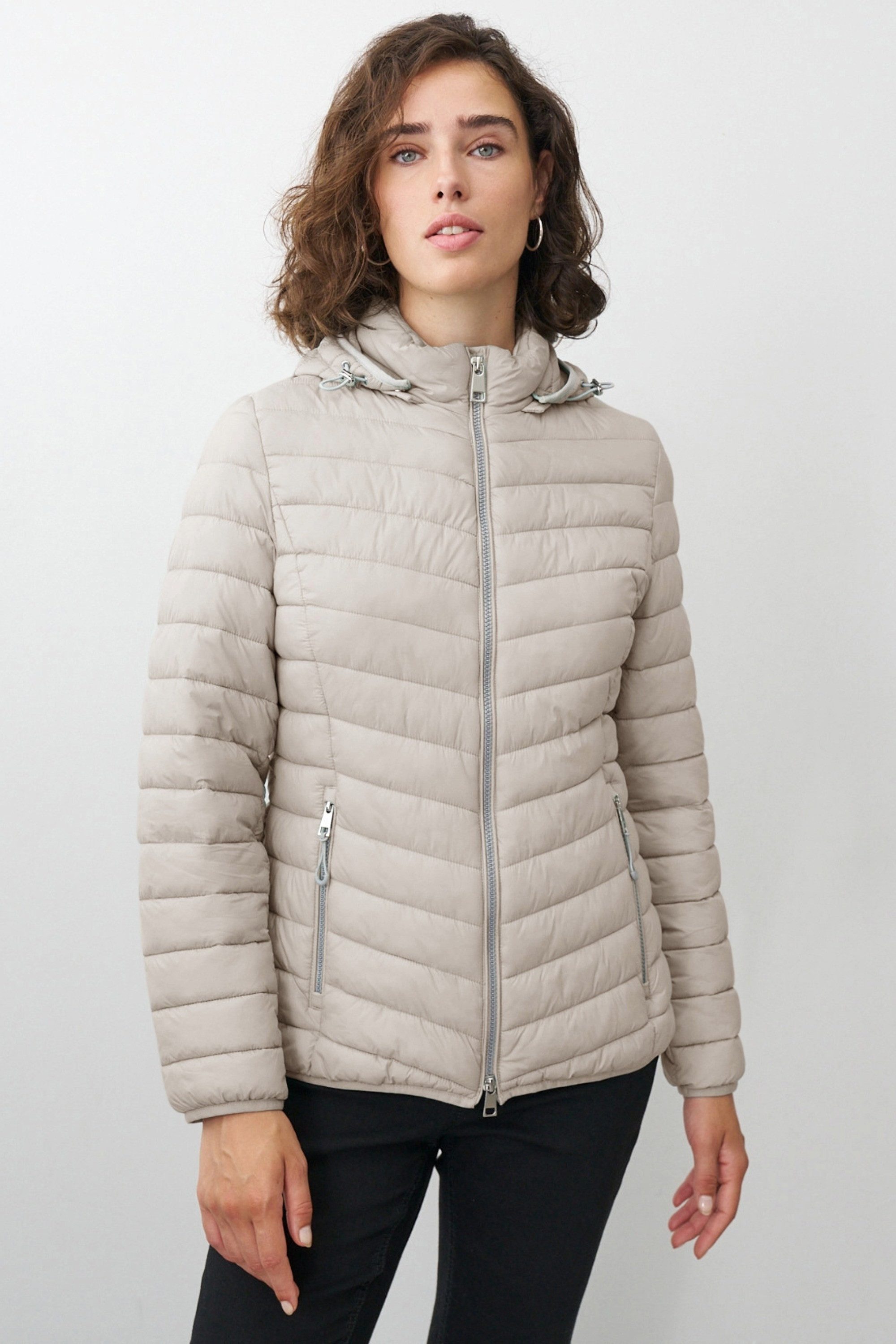 ONUA Steppjacke leichte Übergangsjacke o. Frühlingsjacke Damen mit abnehmbarer Kapuze