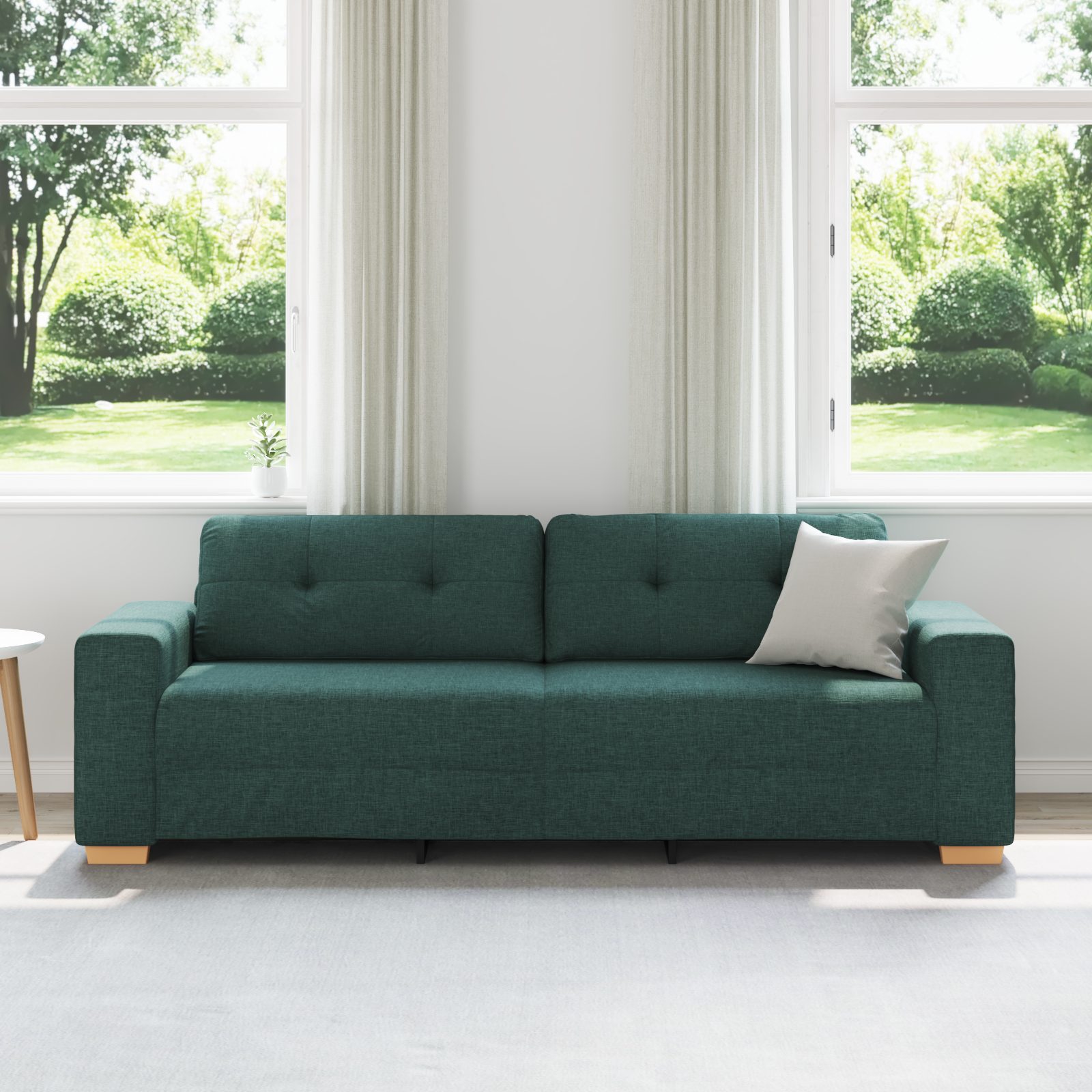 vidaXL Sofa Sofa 3-Sitzer Dunkelgrün 180 günstig online kaufen