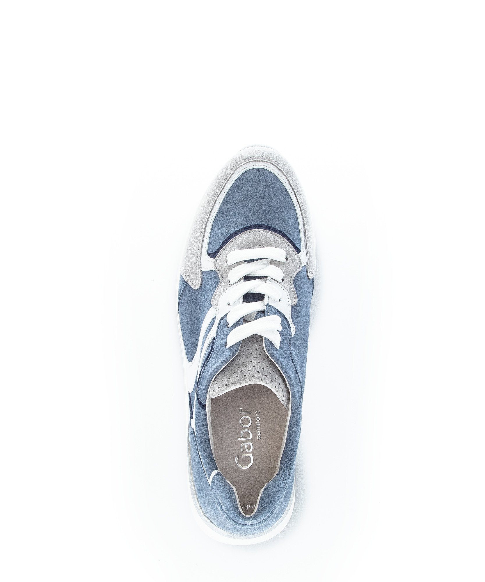 (nautic.ltgrey.weis) Sneaker Blau Gabor