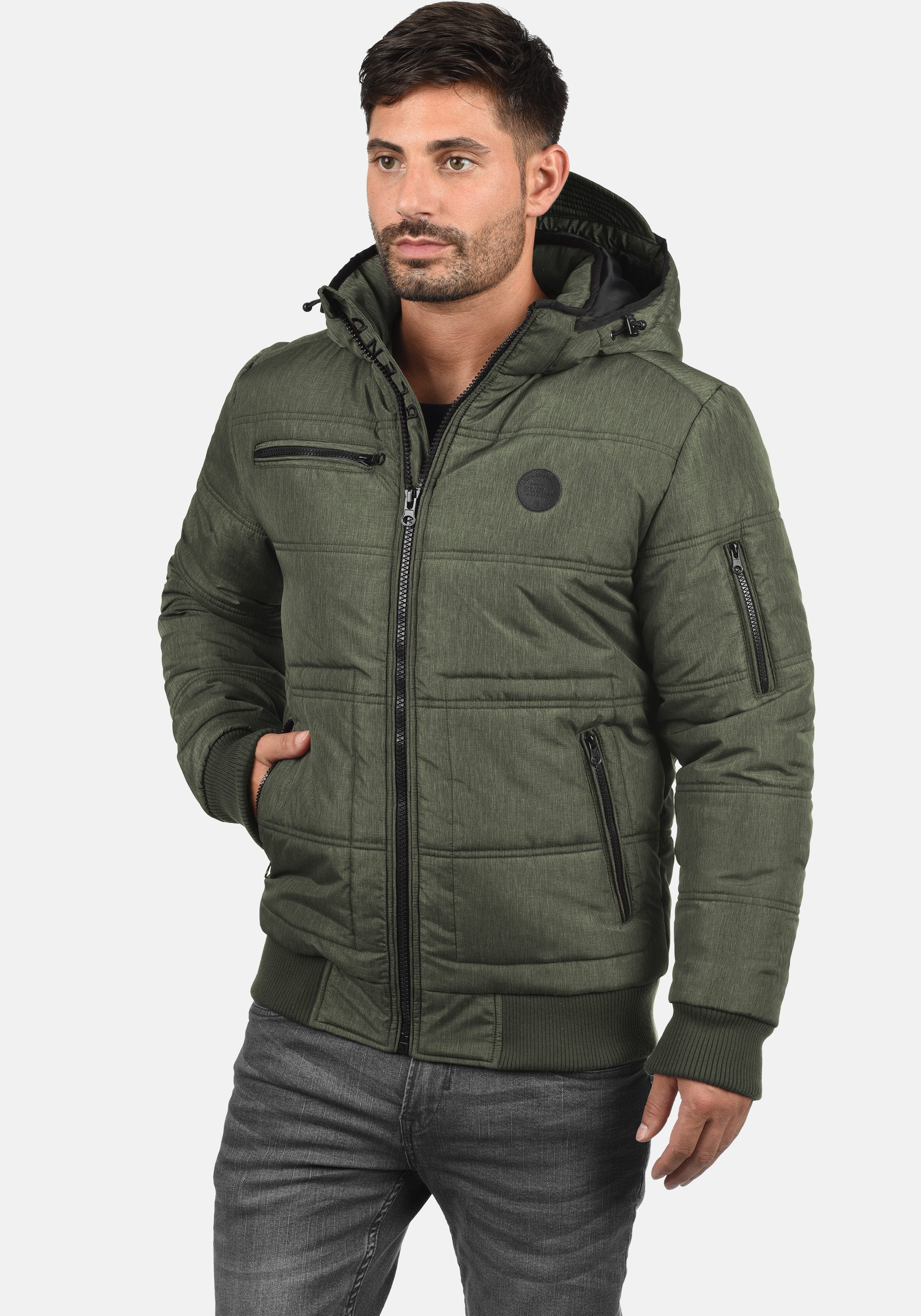 Blend Winterjacke BHBoris (1-St) Warme Jacke mit abnehmbarer Kapuze