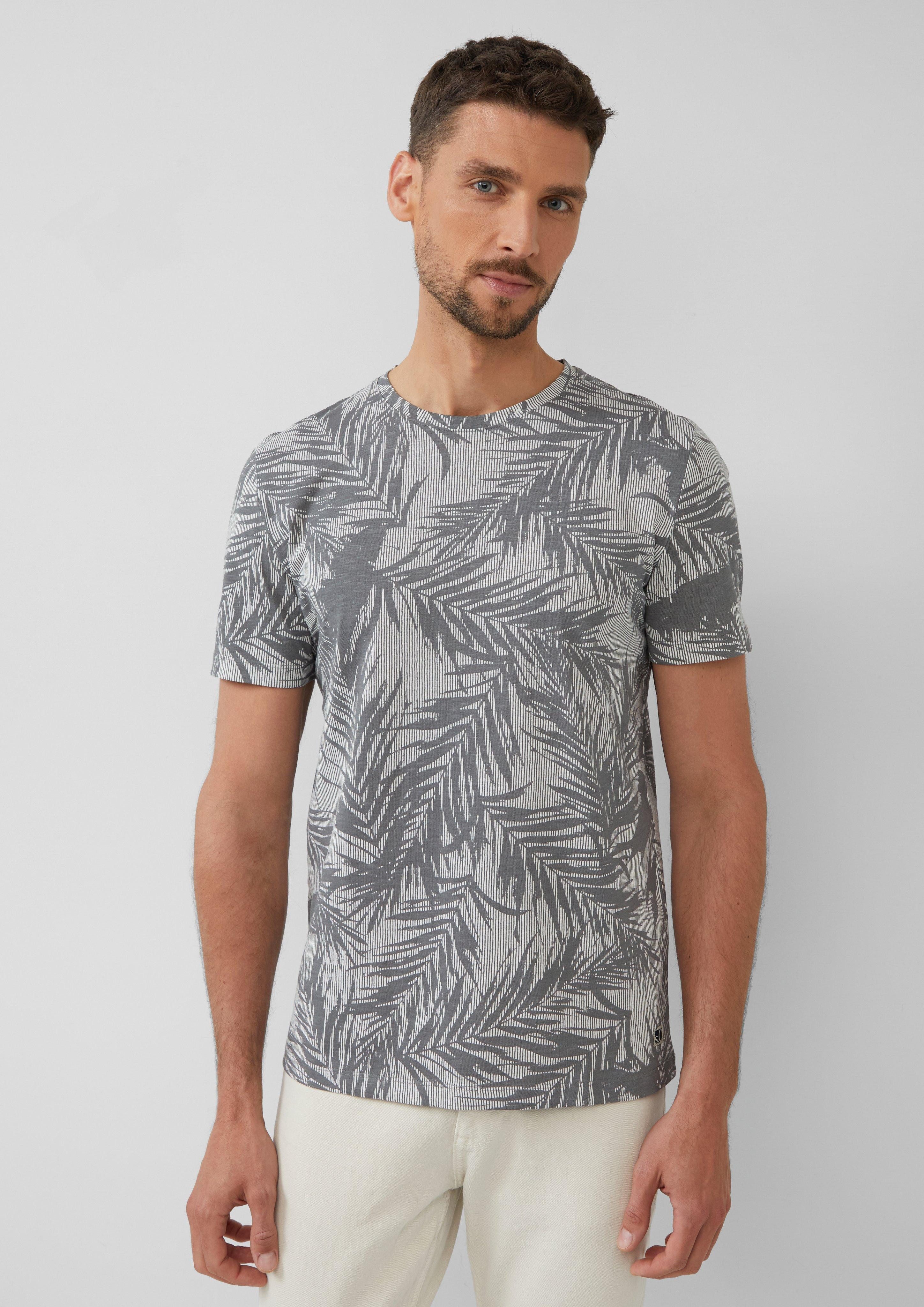 s.Oliver Kurzarmshirt T-Shirt mit Crew Neck günstig online kaufen