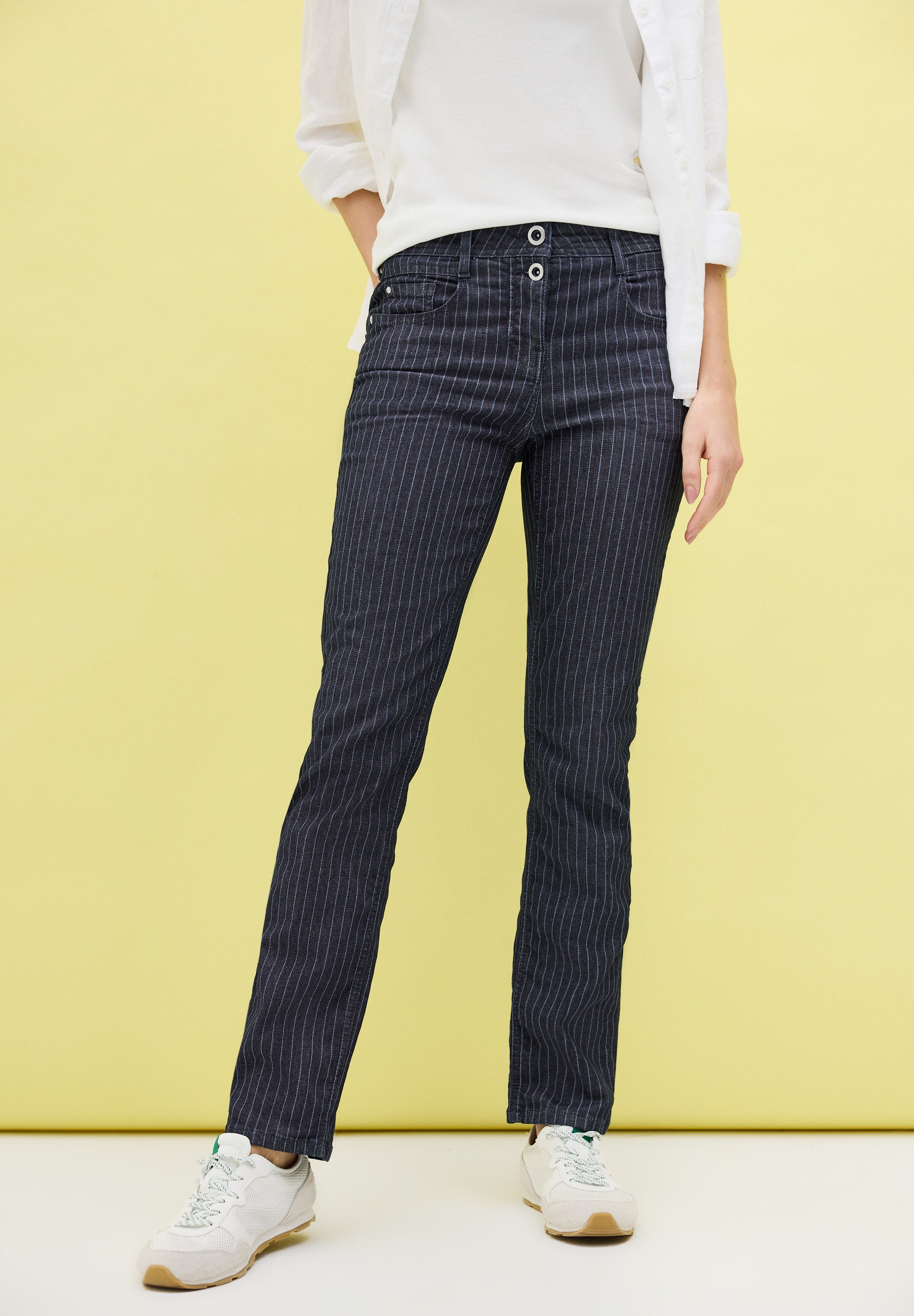 CECIL Slim-fit-Jeans aus Baumwolle mit Stretchanteil