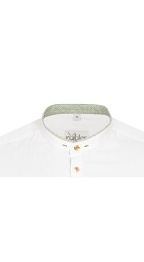 Nübler Trachtenhemd Trachtenhemd Langarm Pino in Weiß Grün von Nübler