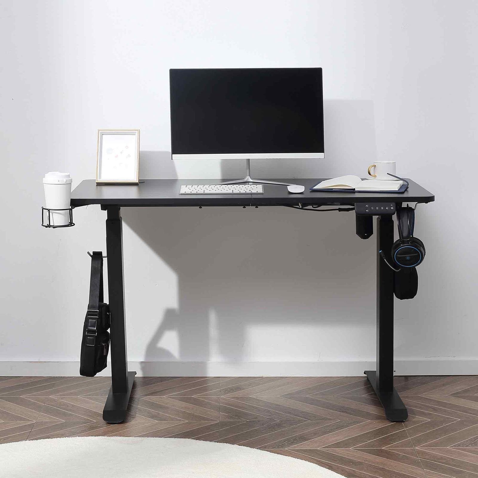 Makika Schreibtisch Höhenverstellbarer Schreibtisch elektrisch 70 cm x 140