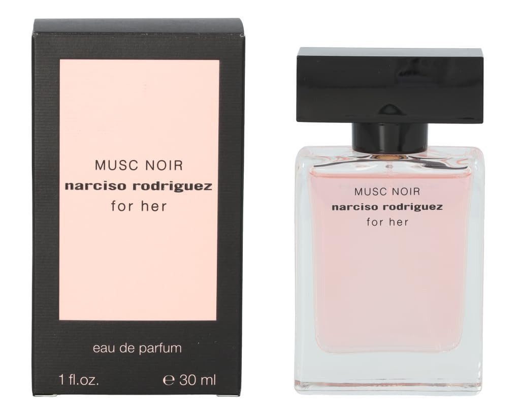 narciso rodriguez Eau de Parfum Musc Noir For Her EDP Damen Spray, Fruchtig-moschusiger Duft mit Pflaume, Moschus und Wildleder