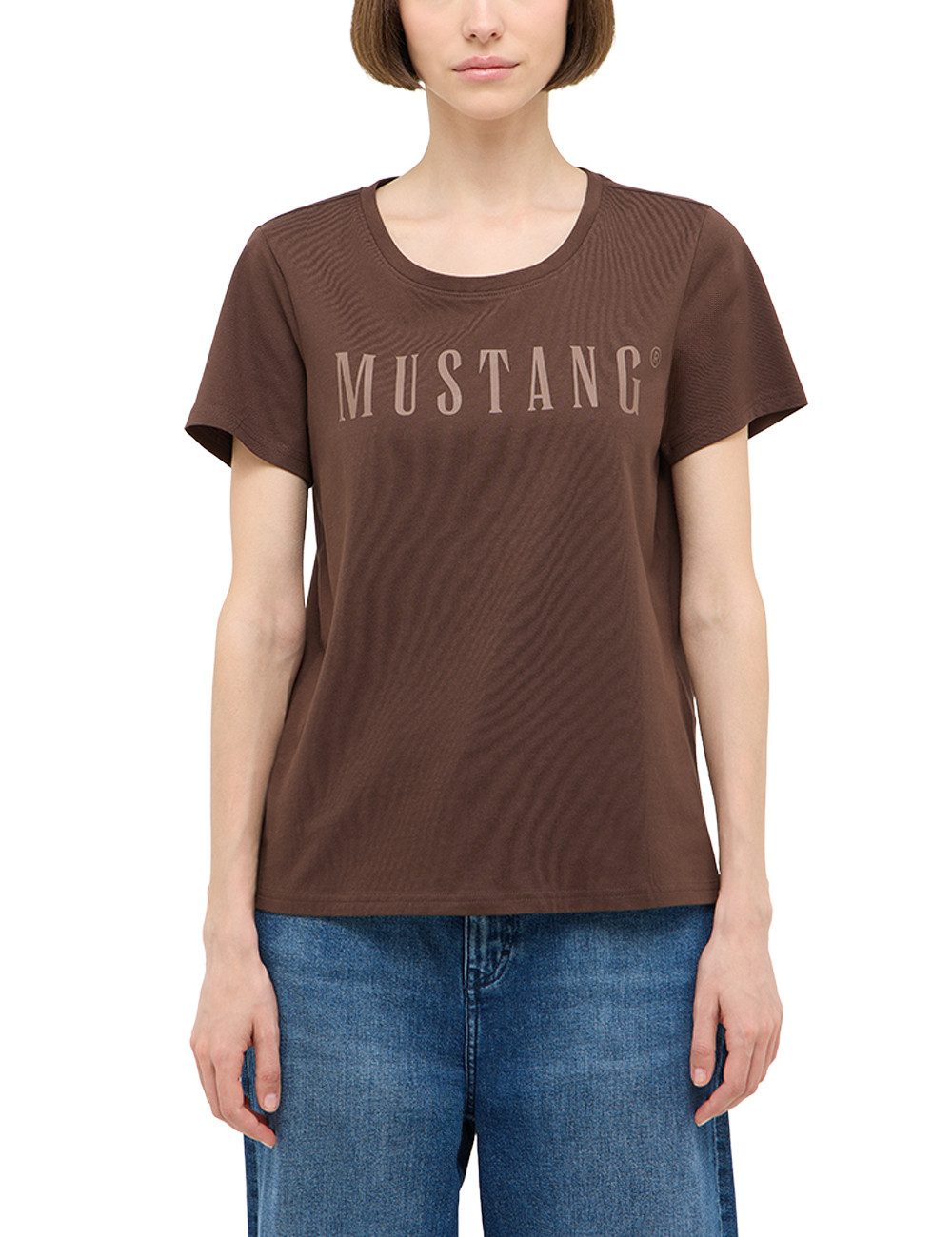 MUSTANG Kurzarmshirt Damen Style Alma