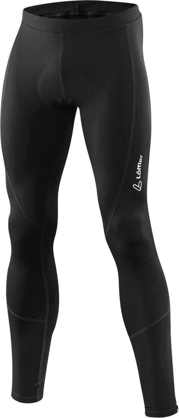 Löffler Fahrradhose BASIC GEL M BIKE LONG Herren Fahrrad-Tights schwarz