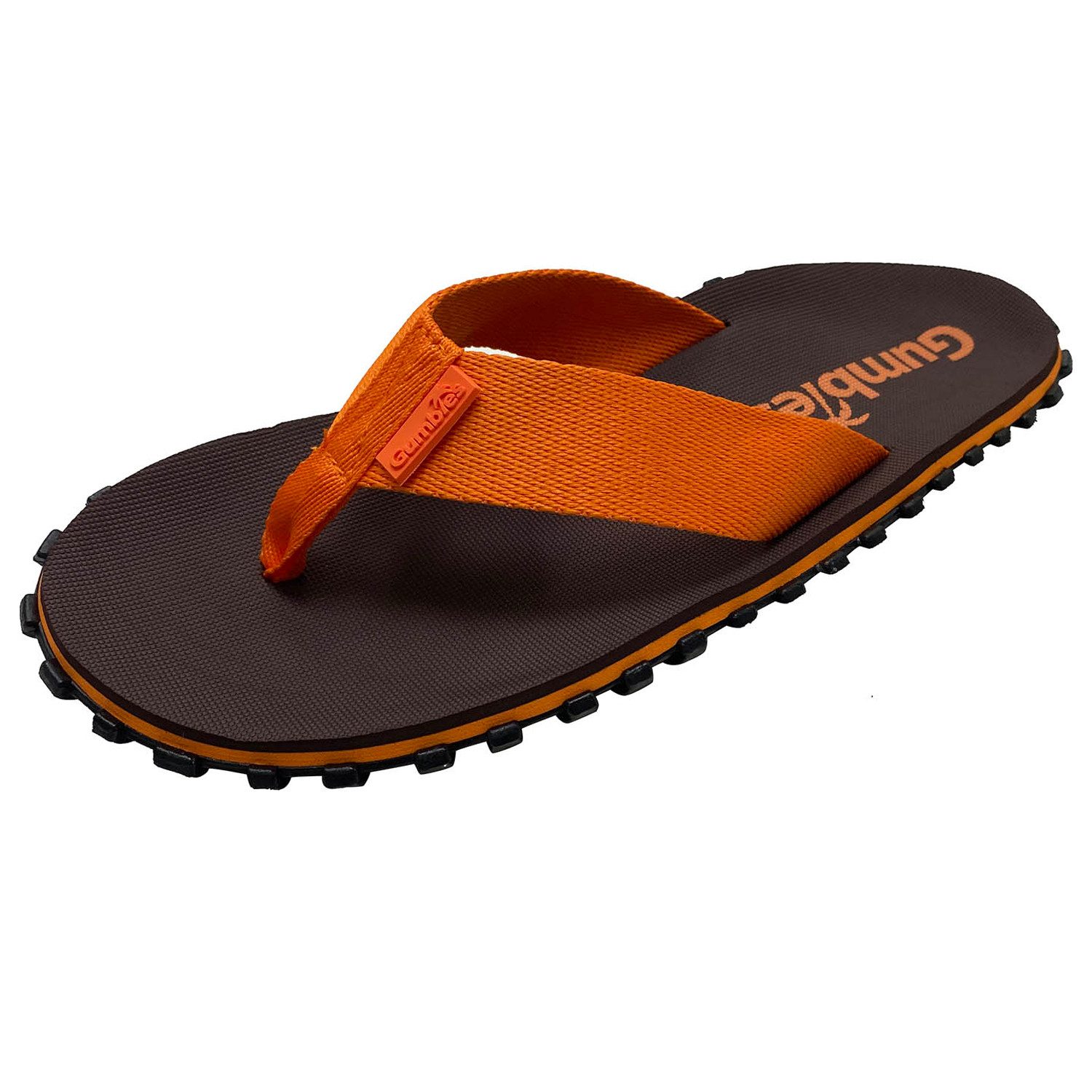 Gumbies Duckbill in Brown-Orange T-Strap-Zehentrenner Hergestellt aus recycelten Materialien – Bild 3 von 5