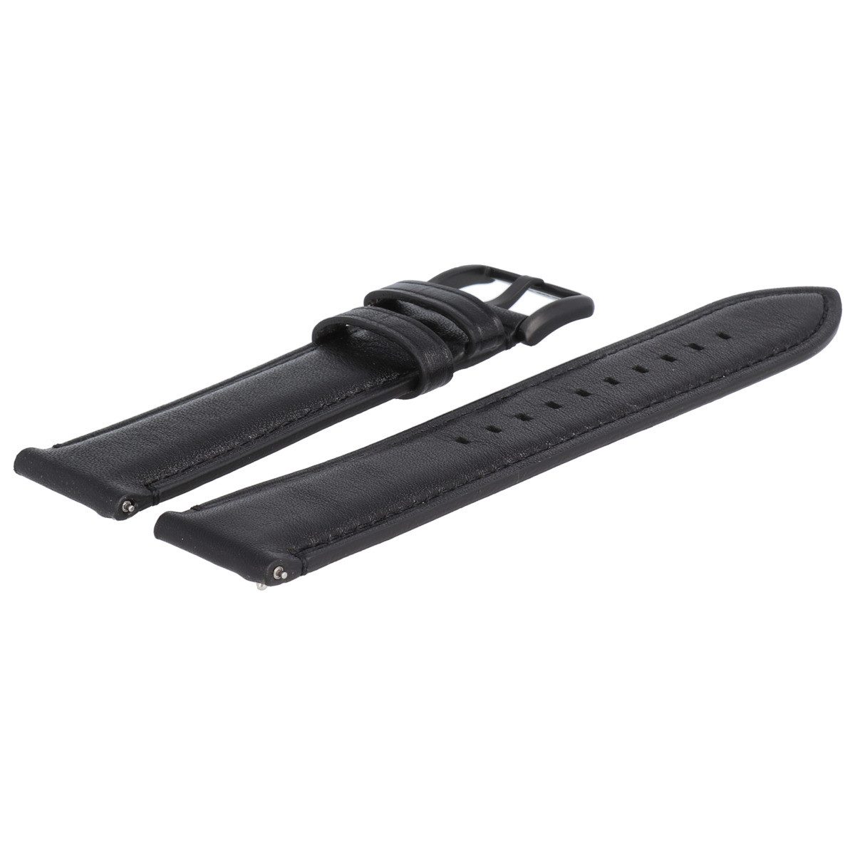 Fossil Uhrenarmband 22mm Leder Schwarz FS-5132 LB-FS5132