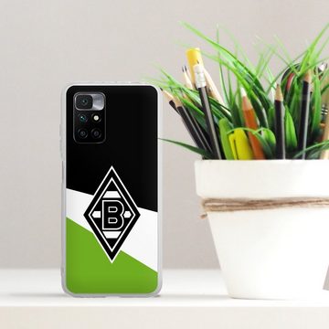 DeinDesign Handyhülle Borussia Mönchengladbach Gladbach Offizielles Lizenzprodukt, Xiaomi Redmi 10 Silikon Hülle Bumper Case Handy Schutzhülle