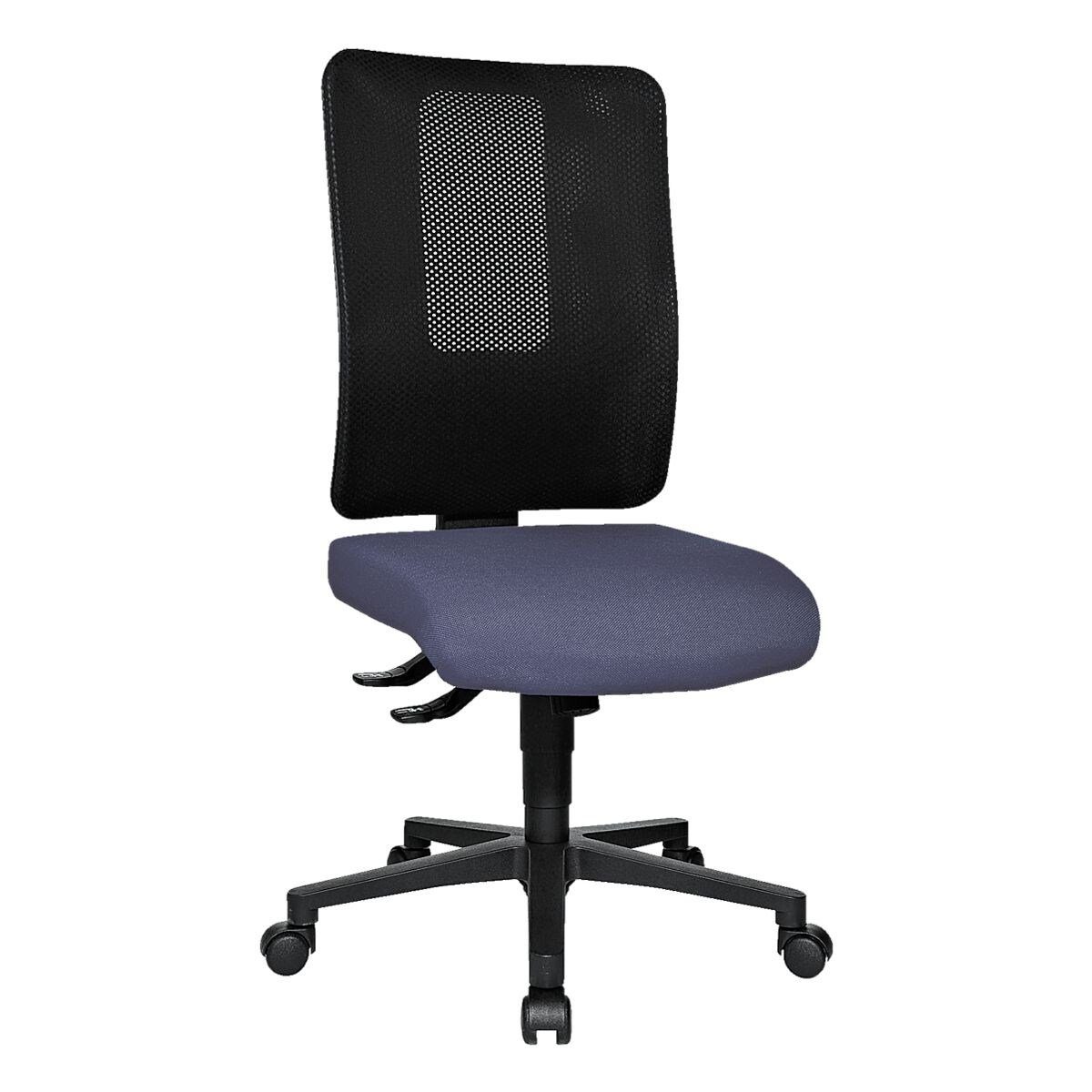Open Schreibtischstuhl (N), und Muldensitz mit (ohne X Netzrücken, Armlehnen) TOPSTAR