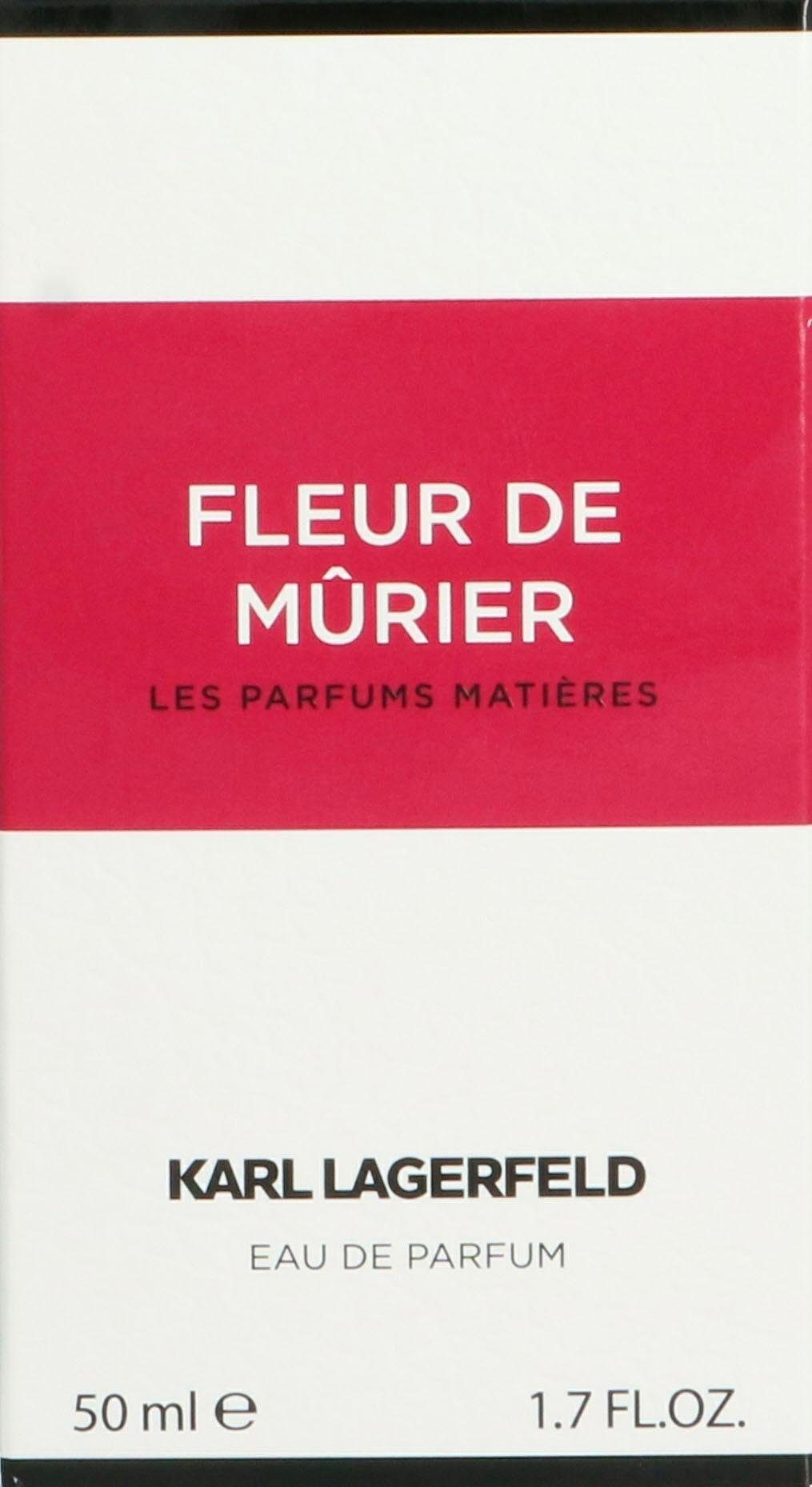 KARL LAGERFELD Eau de Parfum Fleur de Murier, Fruchtig-holziger Damenduft mit Orange, Veilchen, Vanille und Moschus.