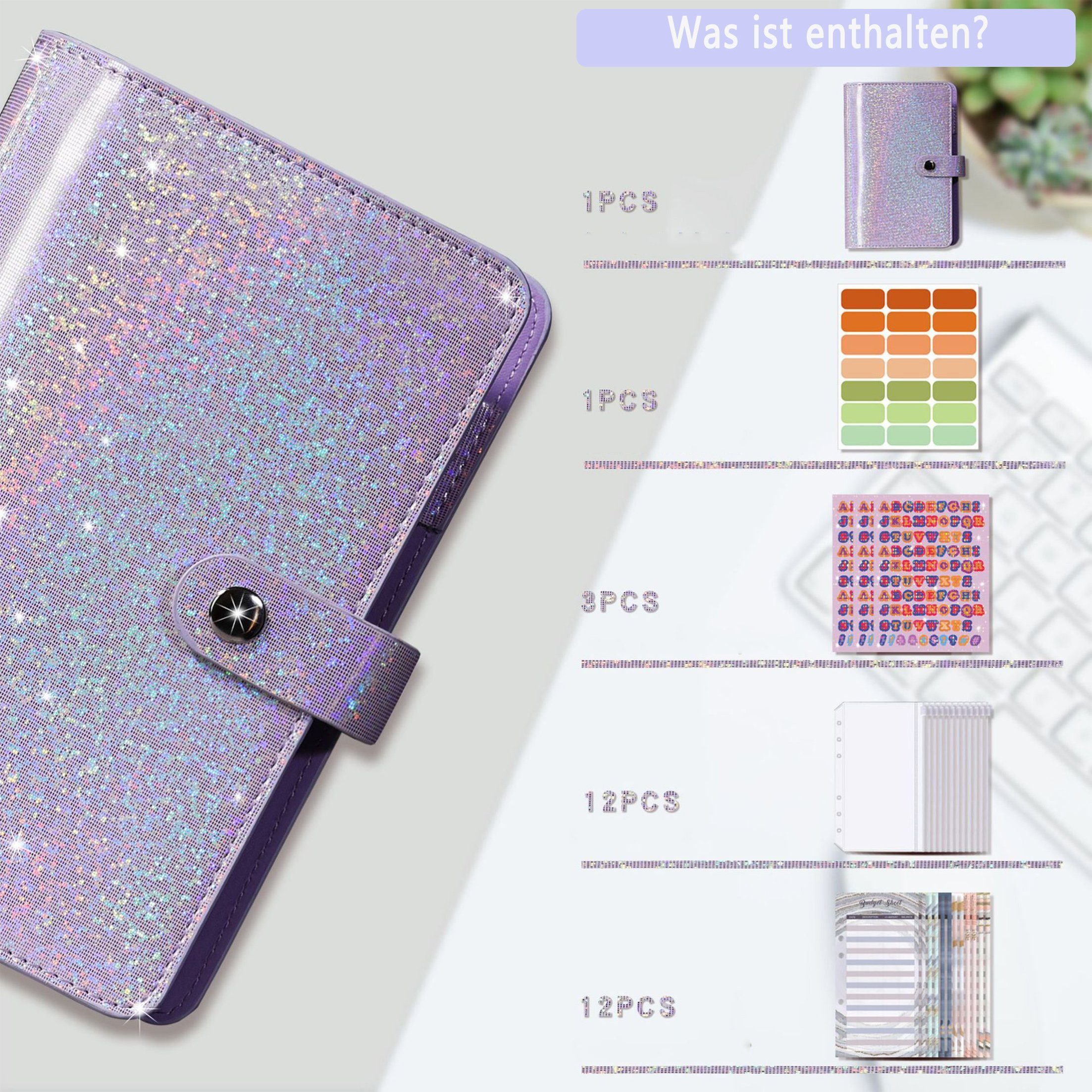 KINSI Ringbuchmappe Haushaltsbuch A6 - Budgetplaner & Ausgaben-Tracker mit günstig online kaufen