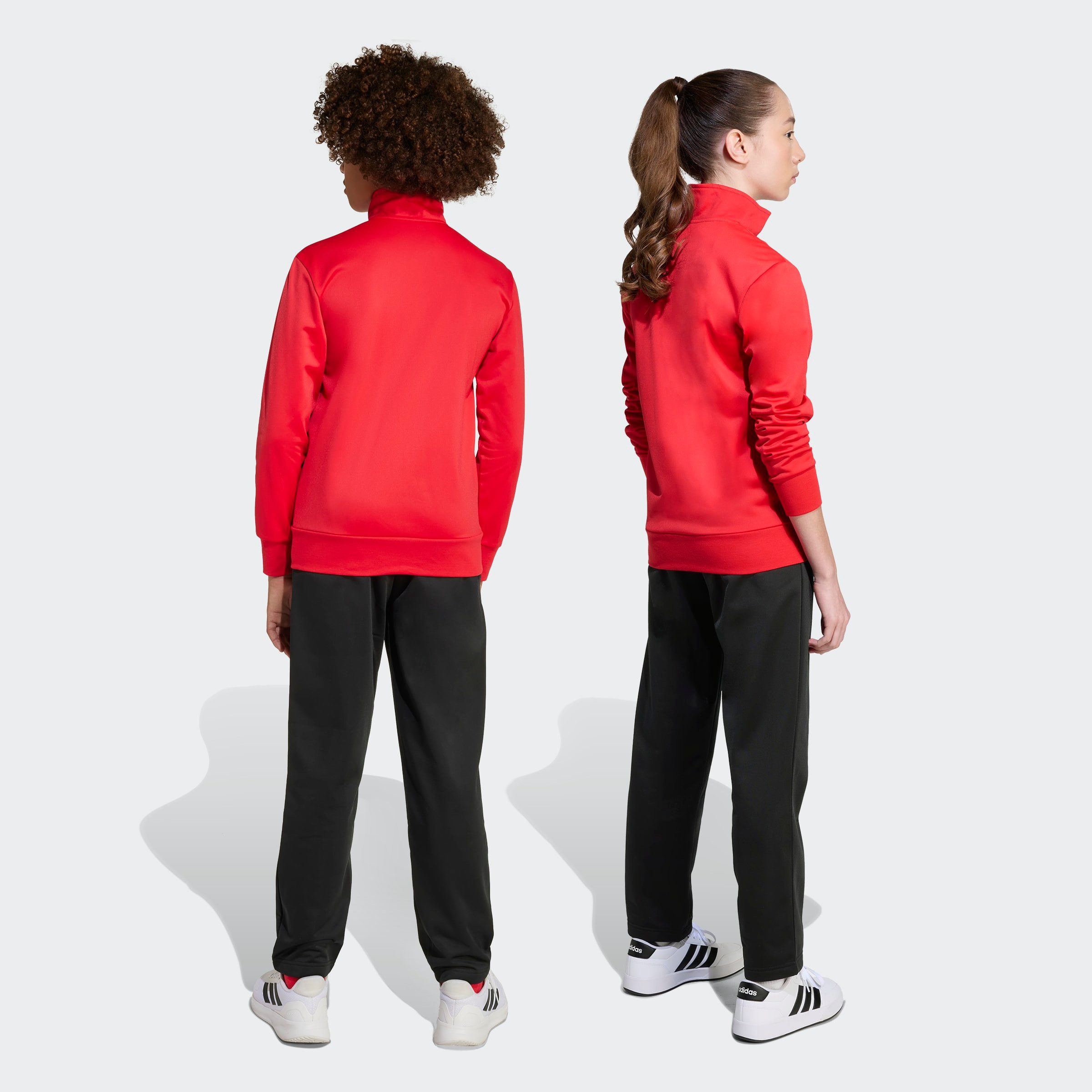 adidas Sportswear Trainingsanzug J CP TR TS (2-tlg), für Kinder und Teens, zweiteiliges Set, mit Stehkragen