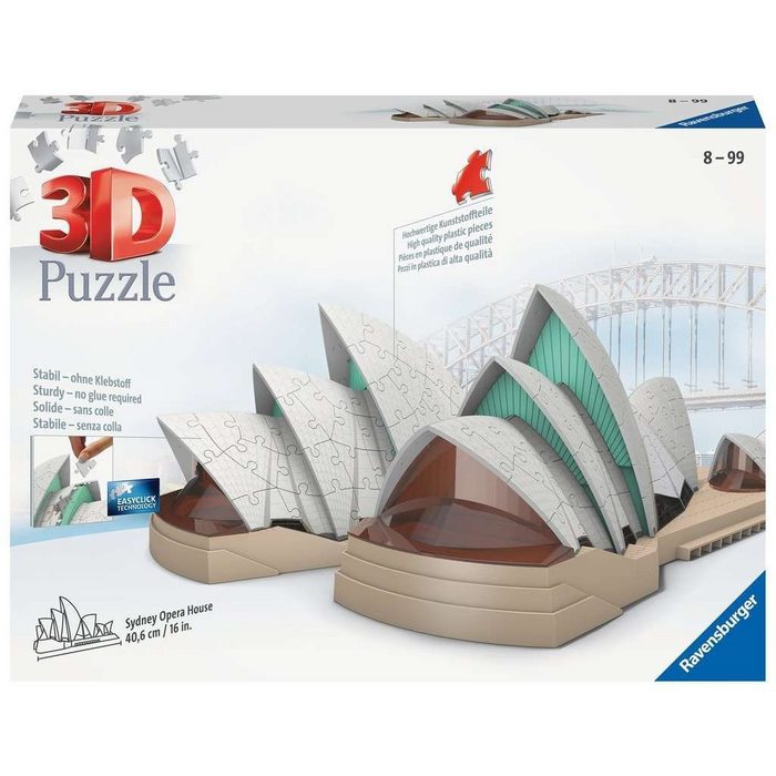 Ravensburger 3D-Puzzle Ravensburger Puzzle Opernhaus Sydney Puzzleteile