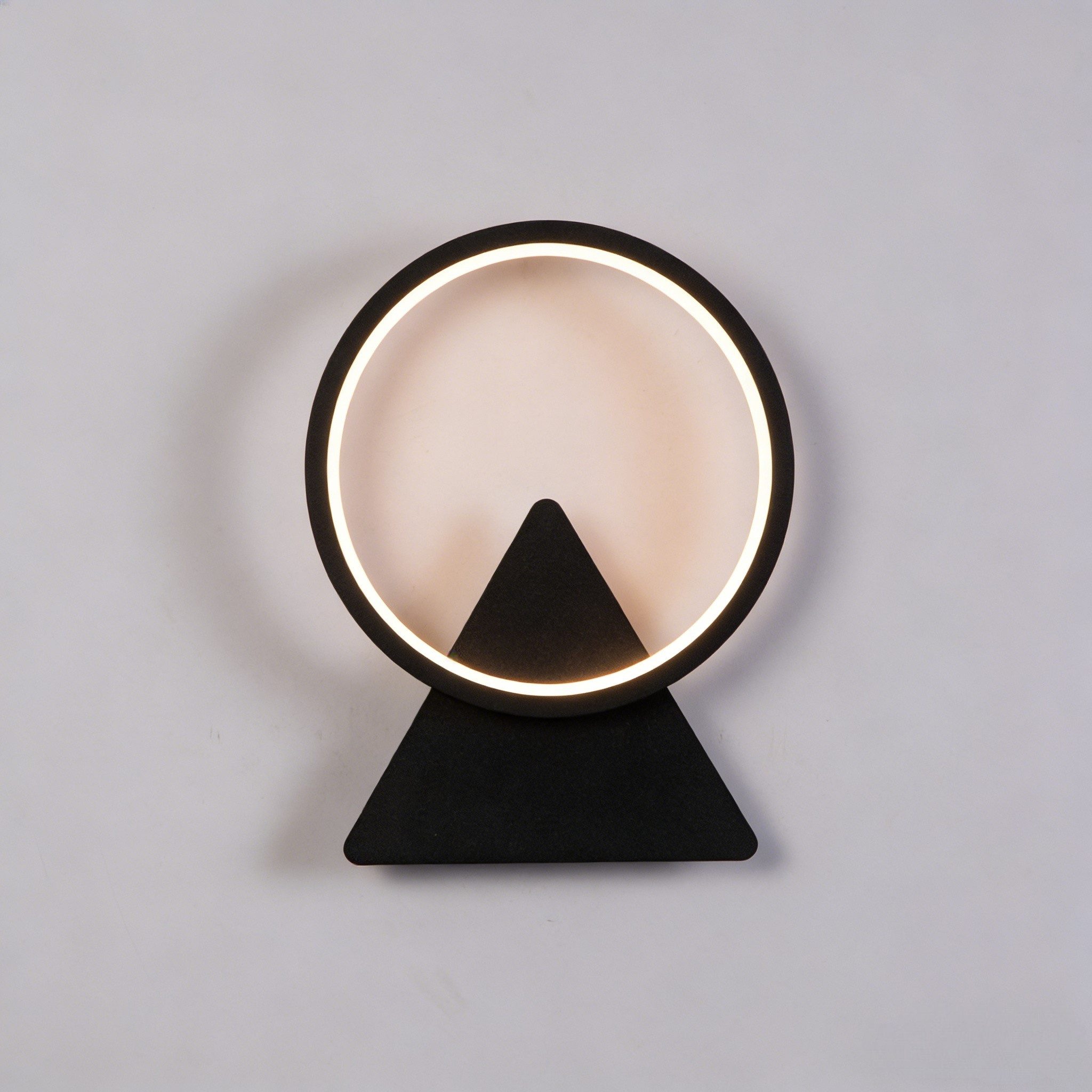 BlingBin LED Wandleuchte 8W Runde Wandbeleuchtung, Wandlampe LED Mordern Wandleuchten, 1280LM, LED fest integriert, Warmweiß, für Innen Acryl Warmweißes für Schlafzimmer Flur Wohnzimmer Treppe