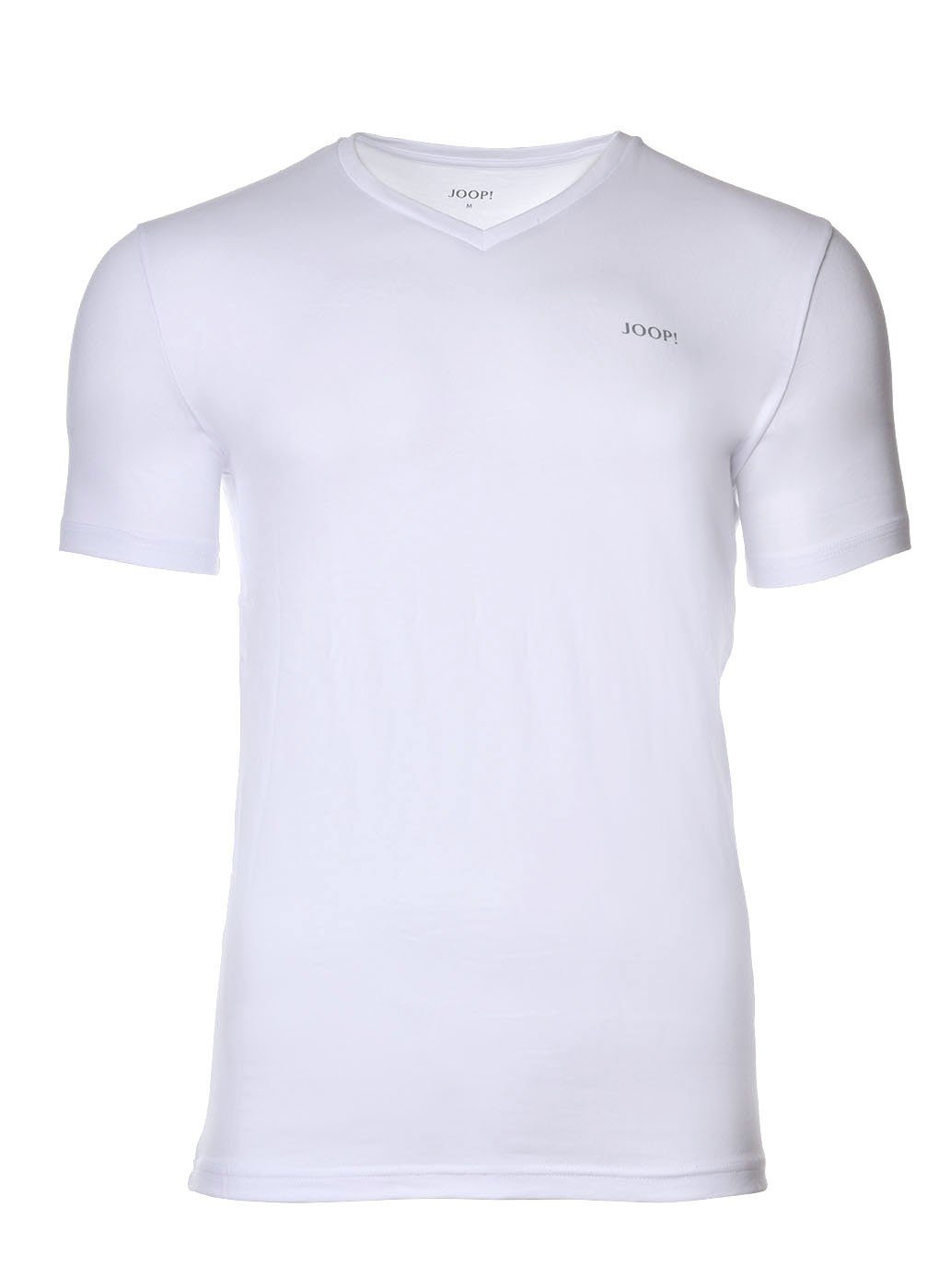 Joop! T-Shirt Herren Unterhemd, - 4er Pack Schwarz/Weiß V-Neck T-Shirt