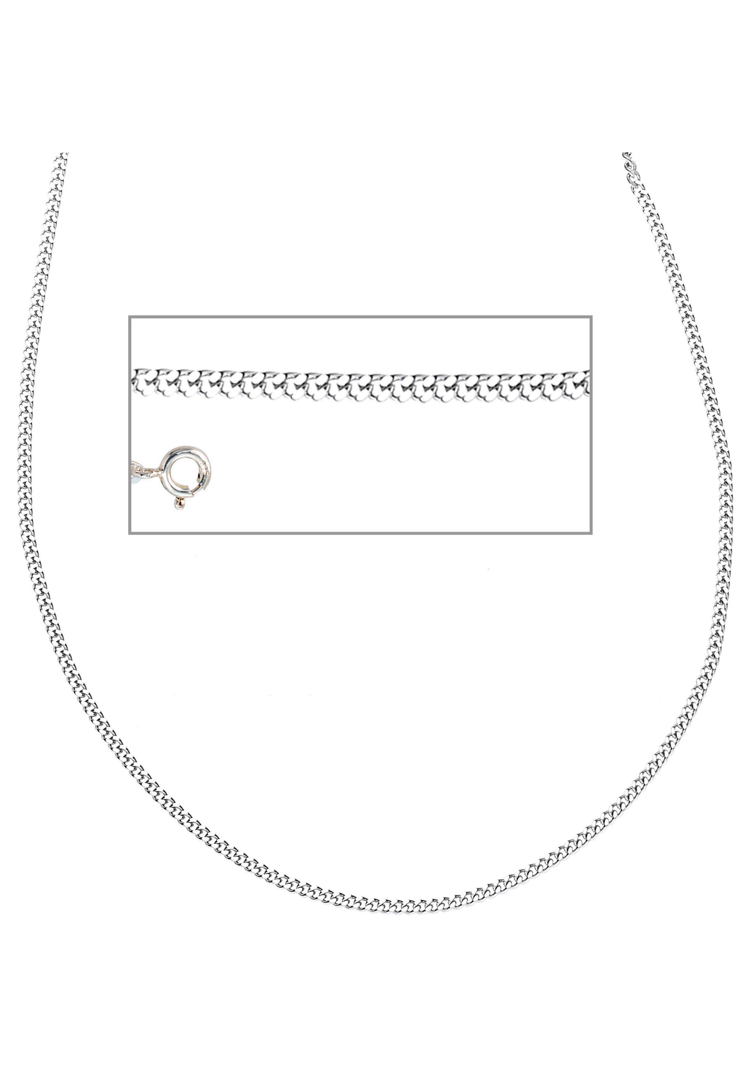 JOBO Silberkette, Panzerkette 925 Silber 60 cm 2 mm