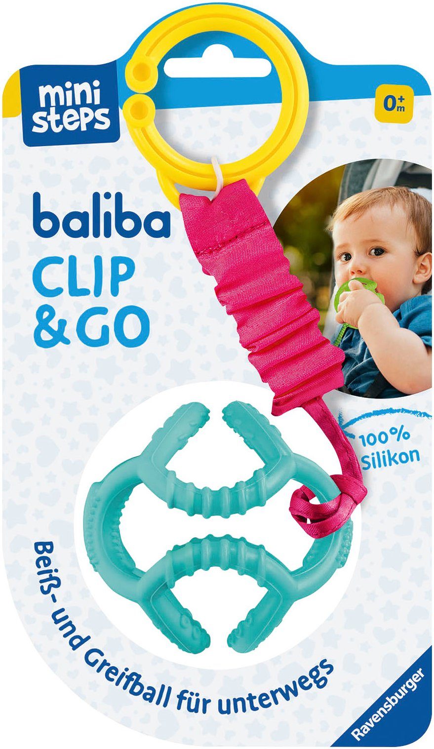 Ravensburger Greifspielzeug baliba Clip & Go, türkis günstig online kaufen