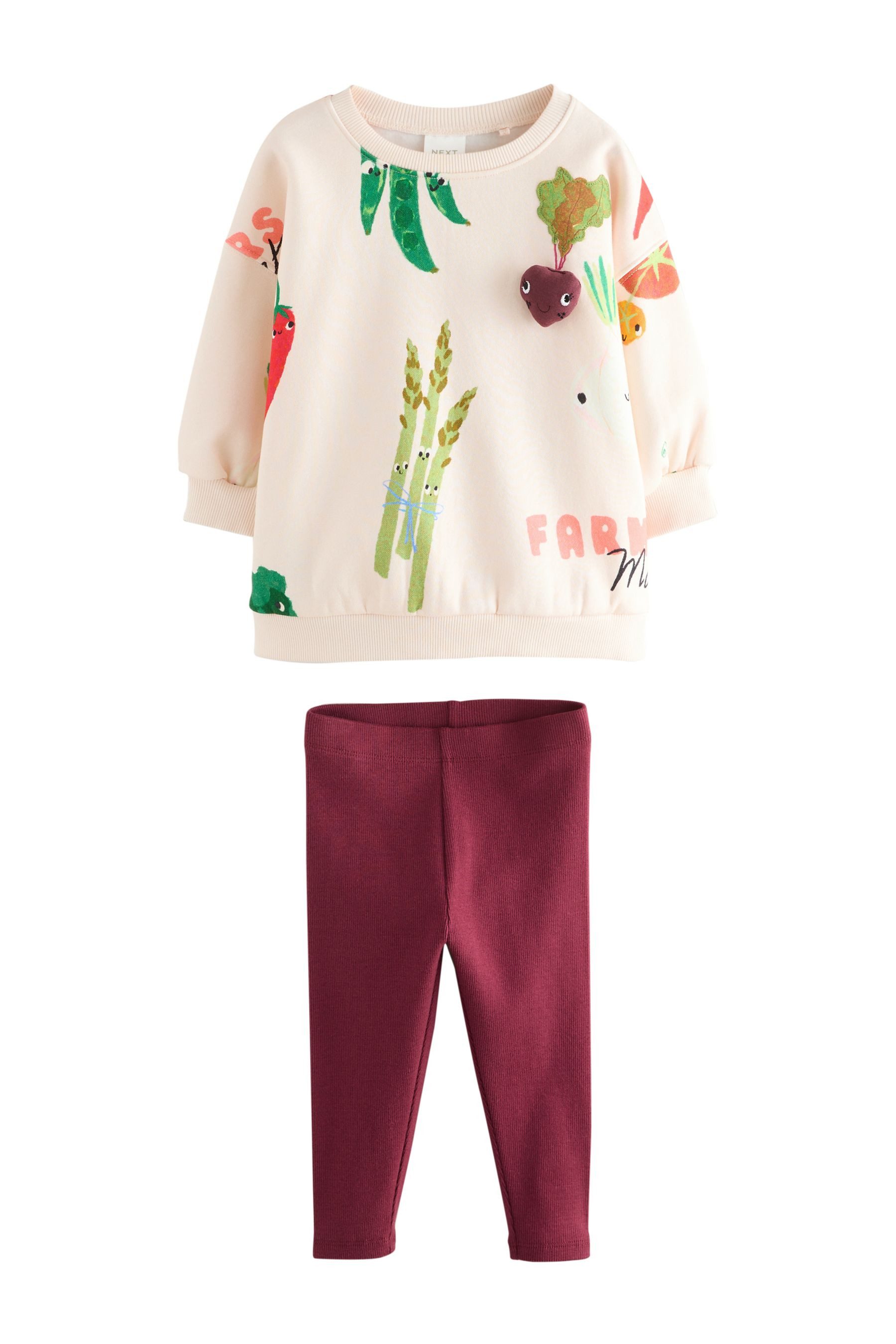 Next Top & Leggings Sweatshirts und Leggings im Set (2-tlg)