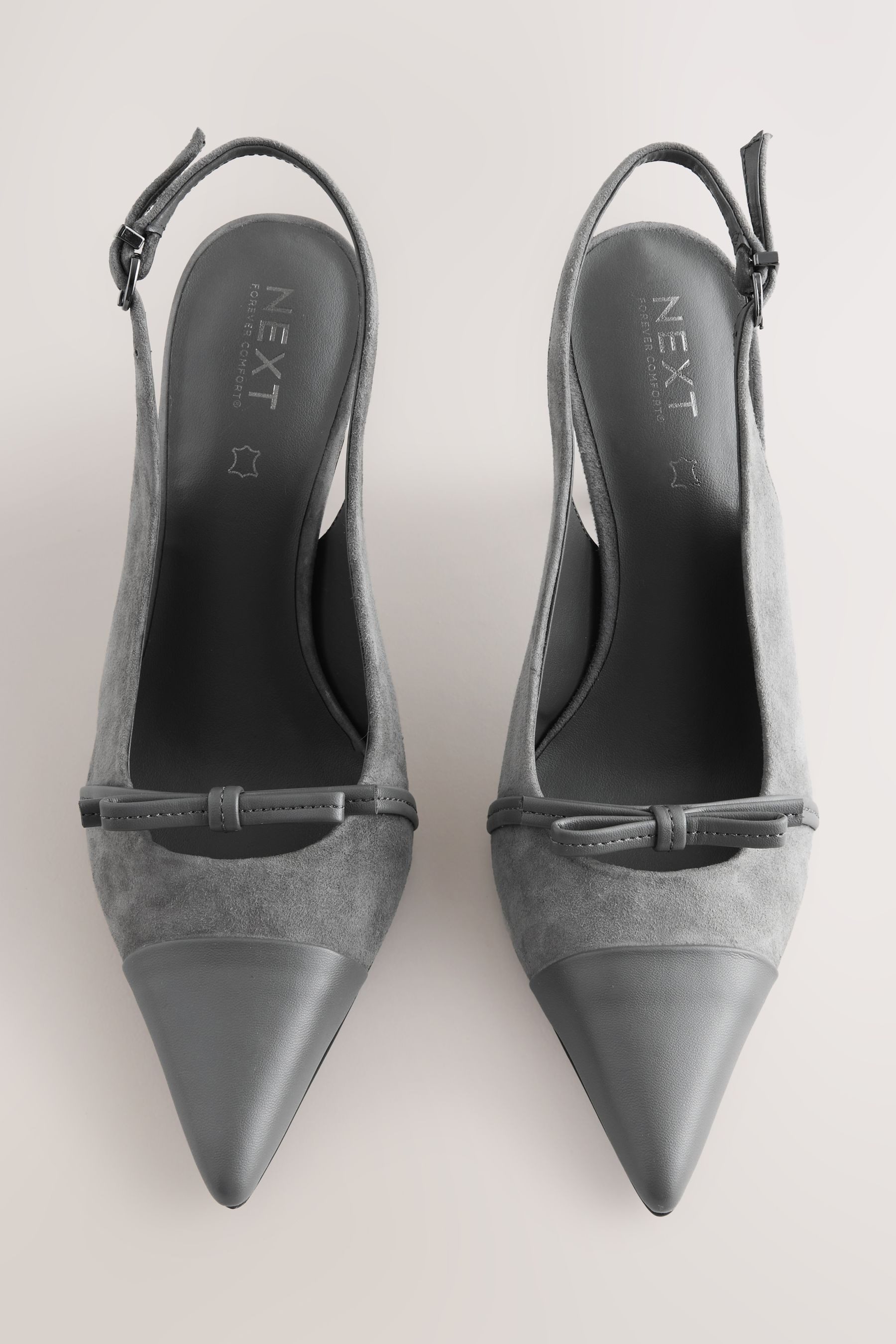 Next Forever Comfort® Slingbacks aus Leder mit Absatz Slingsandale (1-tlg) günstig online kaufen