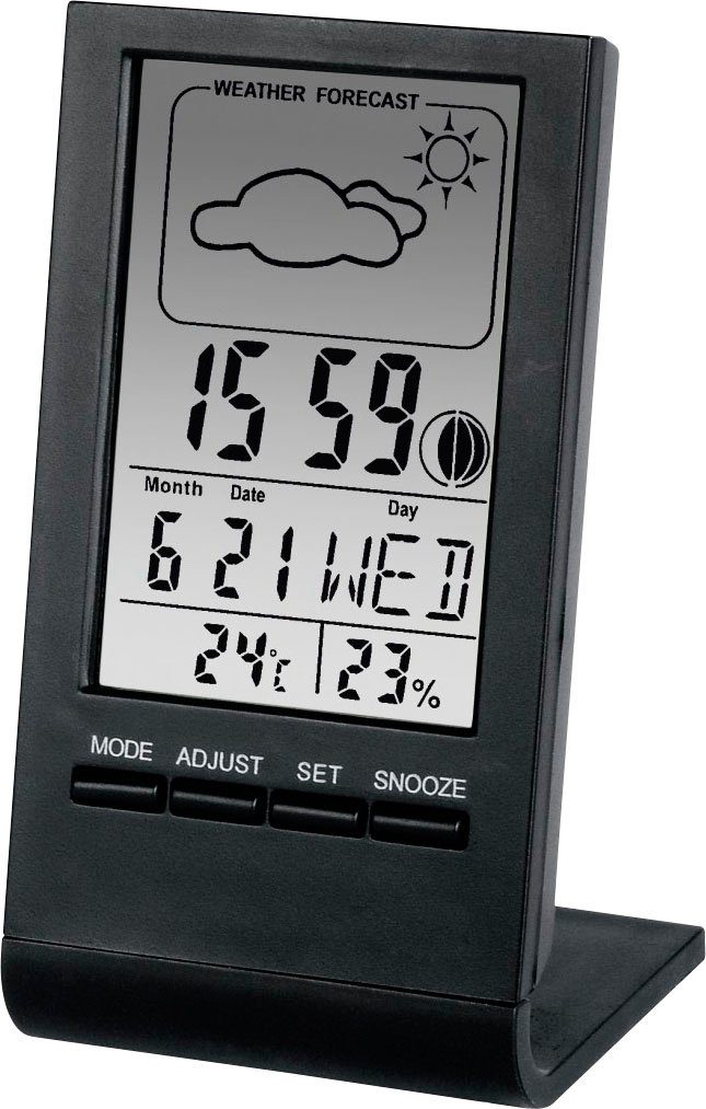 Innenwetterstation Hama "TH-100" LCD-Thermo-/Hygrometer