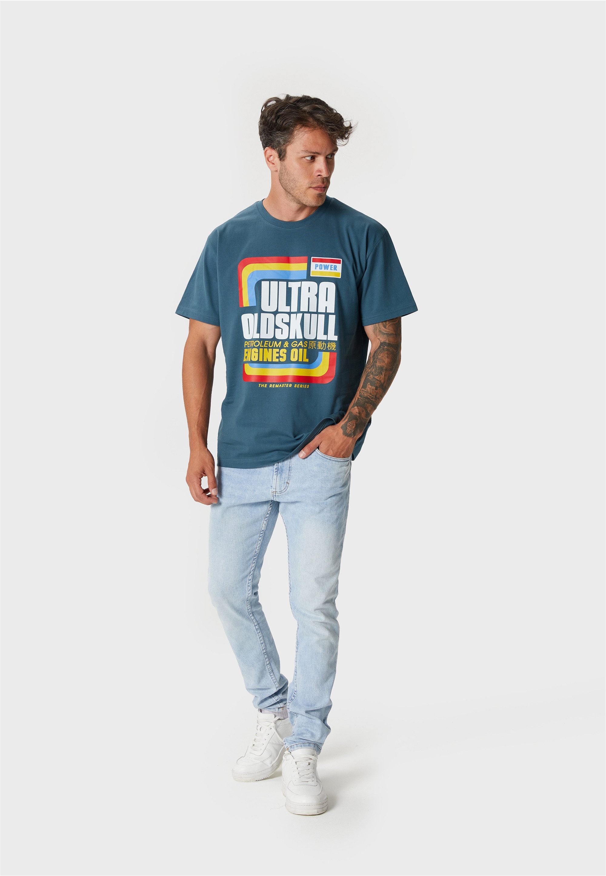 Oldskull T-Shirt Retro Ultra Colour (1-tlg) günstig online kaufen