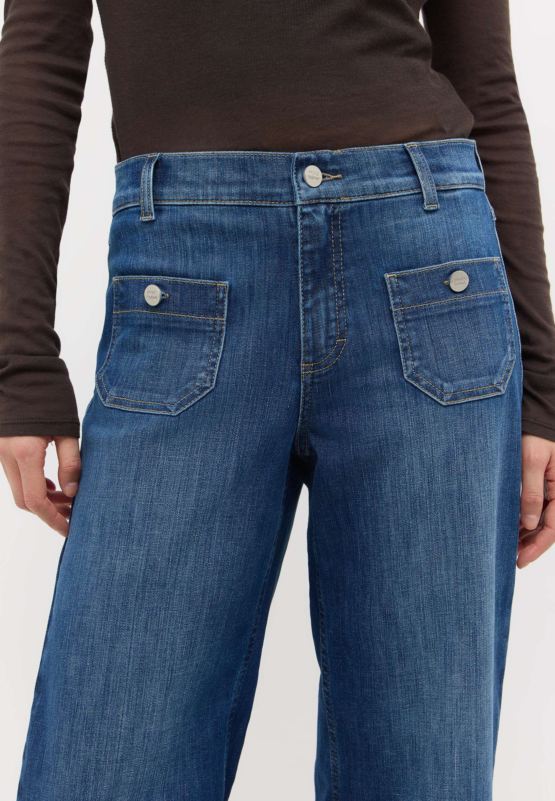 ANGELS 7/8-Jeans LINN SMART Culotte-Design, Relaxed Fit, aus weicher Baumwollmischung