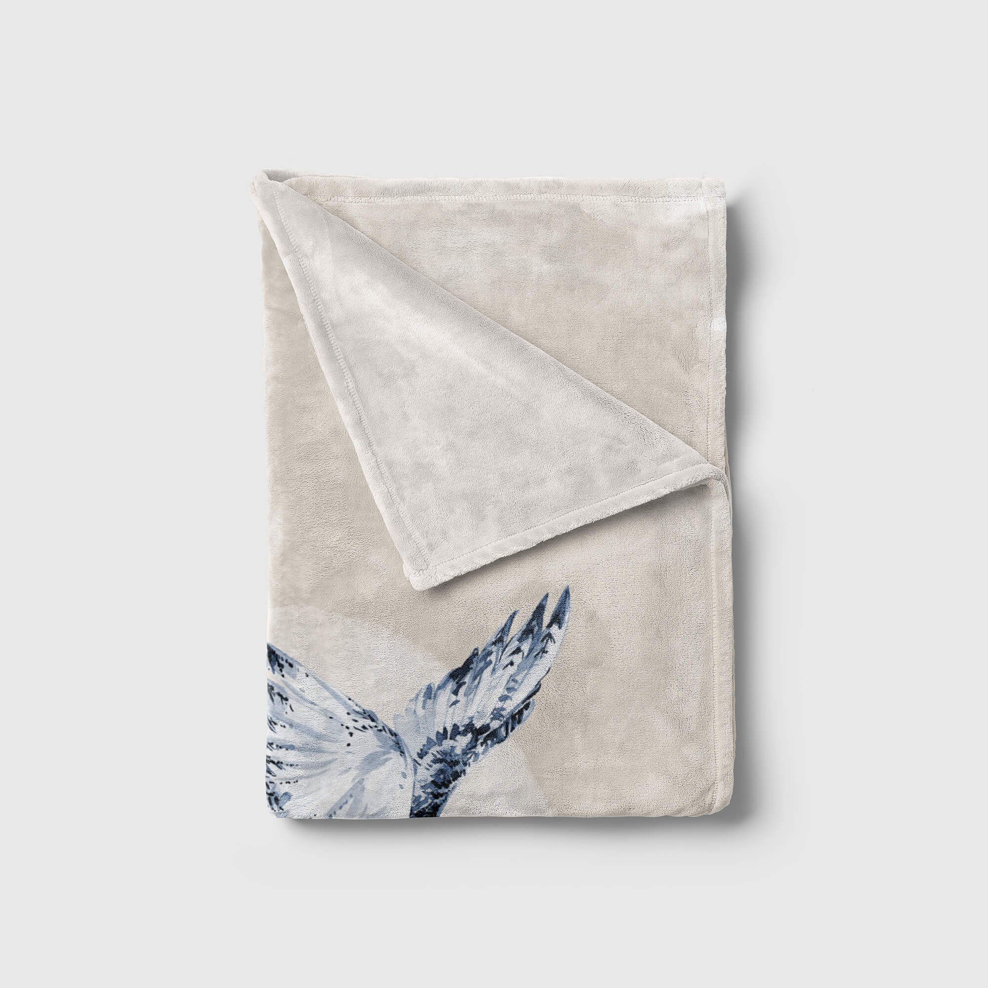 Sinus Art Handtücher Handtuch Strandhandtuch Handtuch Kunstvoll Baumwolle-Polyester-Mix Saunatuch Kuscheldecke Falke schön Auffaltend Du, (1-St), Majestätisch