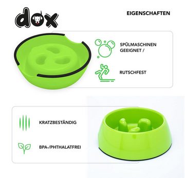 DDOXX Antischlingnapf Antischlingnapf für Hunde & Katzen, rutschfest, Langlebig,Robust,Rutschfest