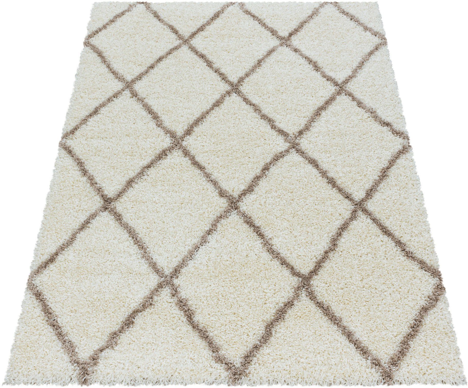 Ayyildiz Teppiche Hochflor-Teppich »ALVOR 3401«, rechteckig, 50 mm Höhe, Sh günstig online kaufen