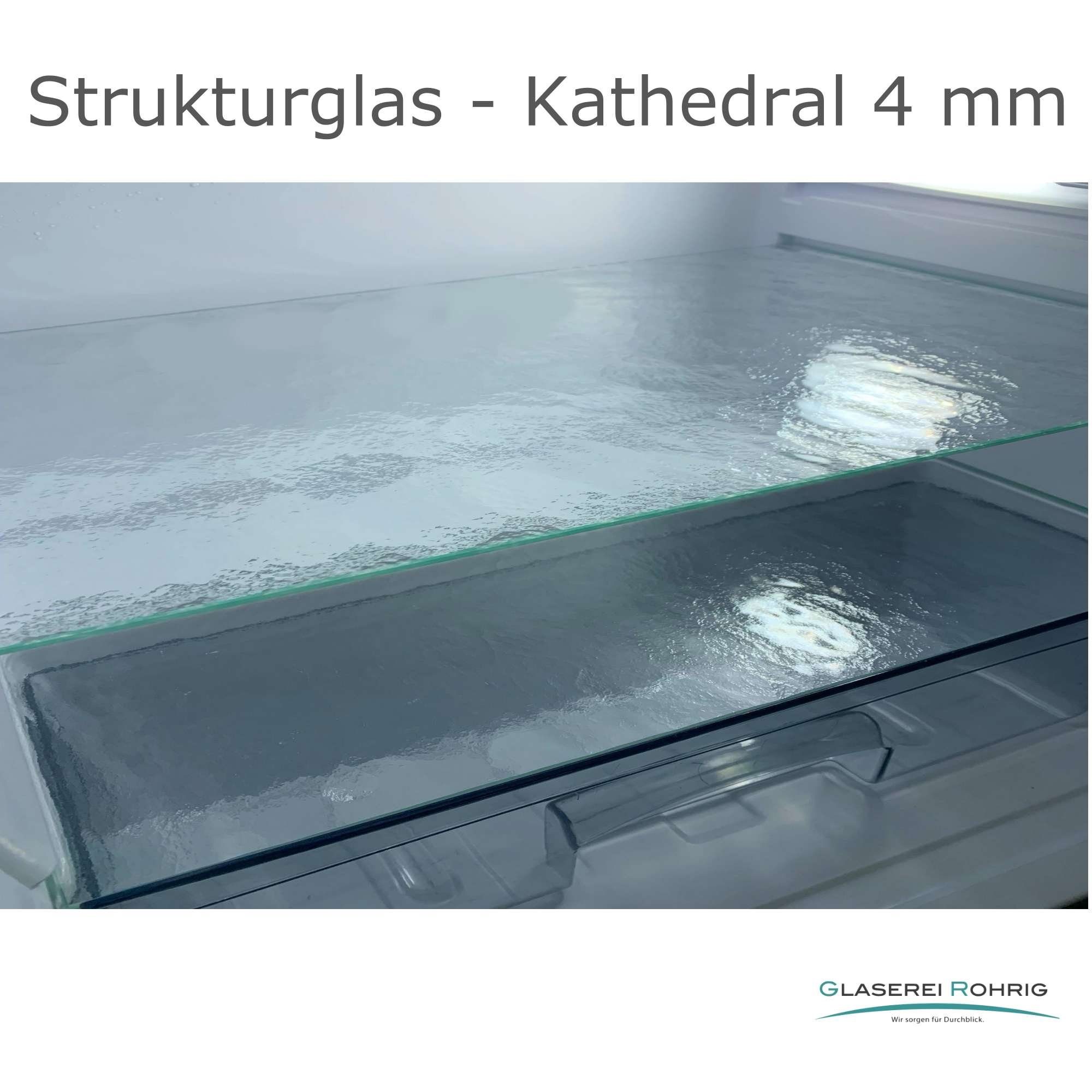 Viele Kühlschrank 4 - - Einlegeboden Kathedral (89,96 EUR/qm) Glaserei Maße! mm Rohrig