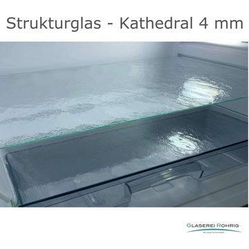 Glaserei Rohrig Einlegeboden Kühlschrank - Kathedral 4 mm (89,96 EUR/qm) - Viele Maße!