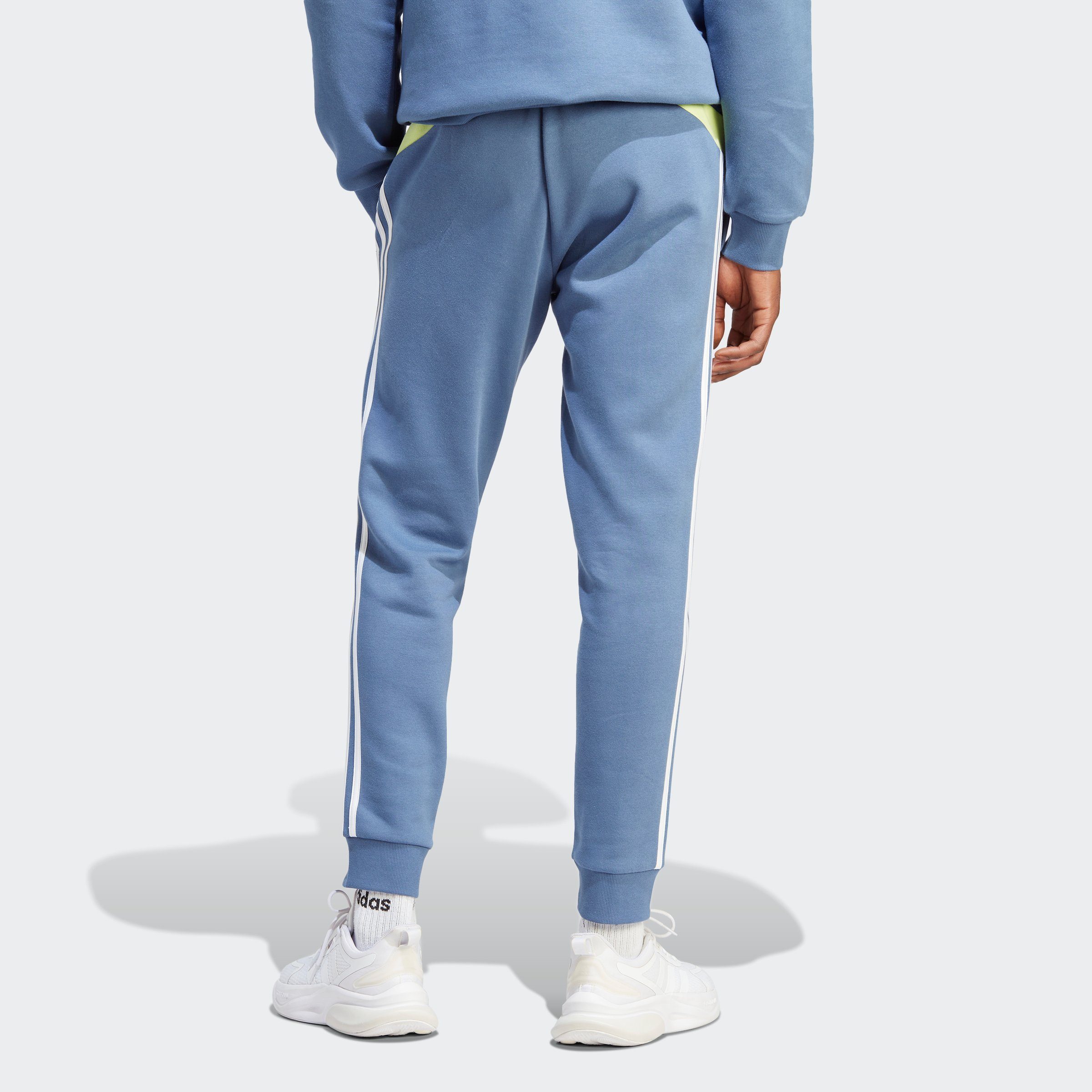 (1-tlg) Sportswear Blue HOSE COLOURBLOCK Sporthose adidas Crew