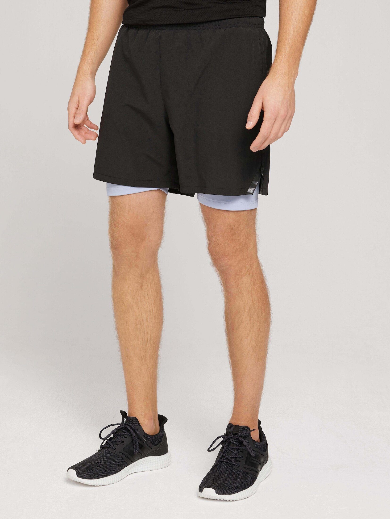 TOM TAILOR Funktionsshorts Funktions Shorts 2 in 1 black