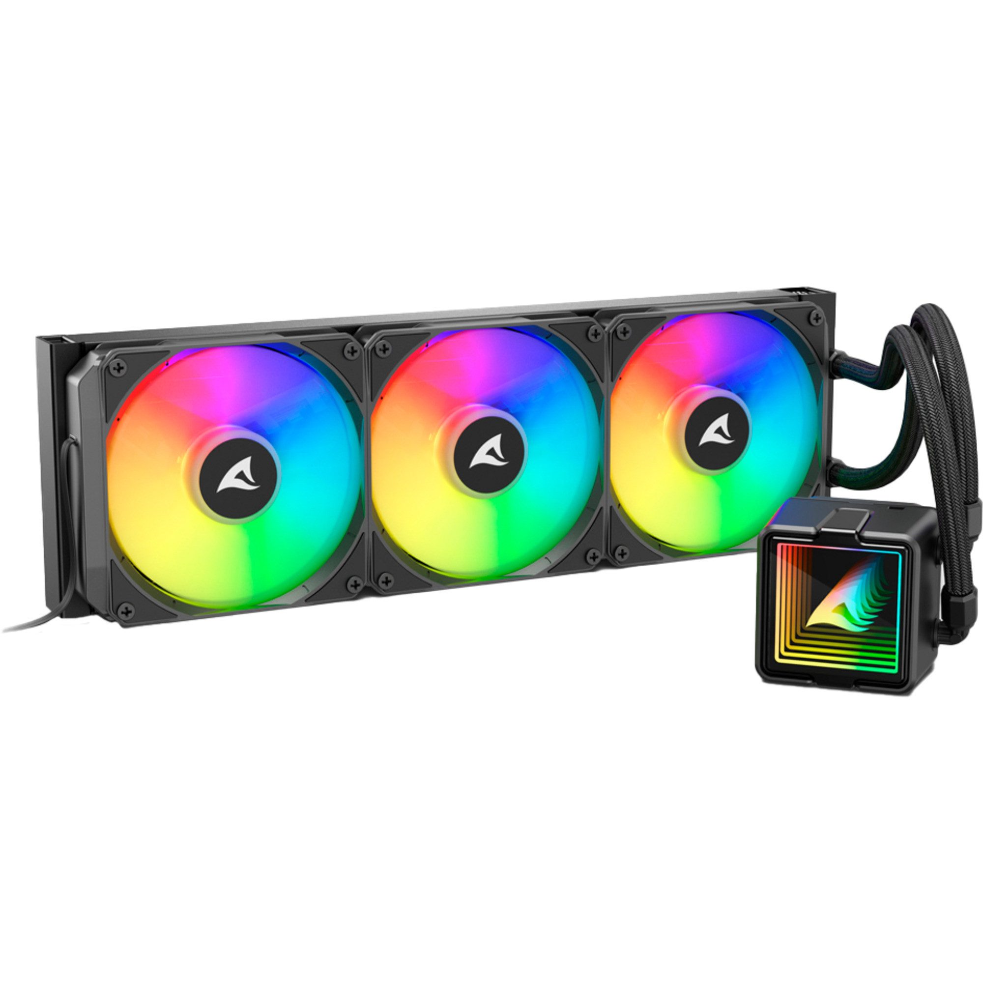 Sharkoon CPU Kühler Sharkoon S100 ARGB, Wasserkühlung