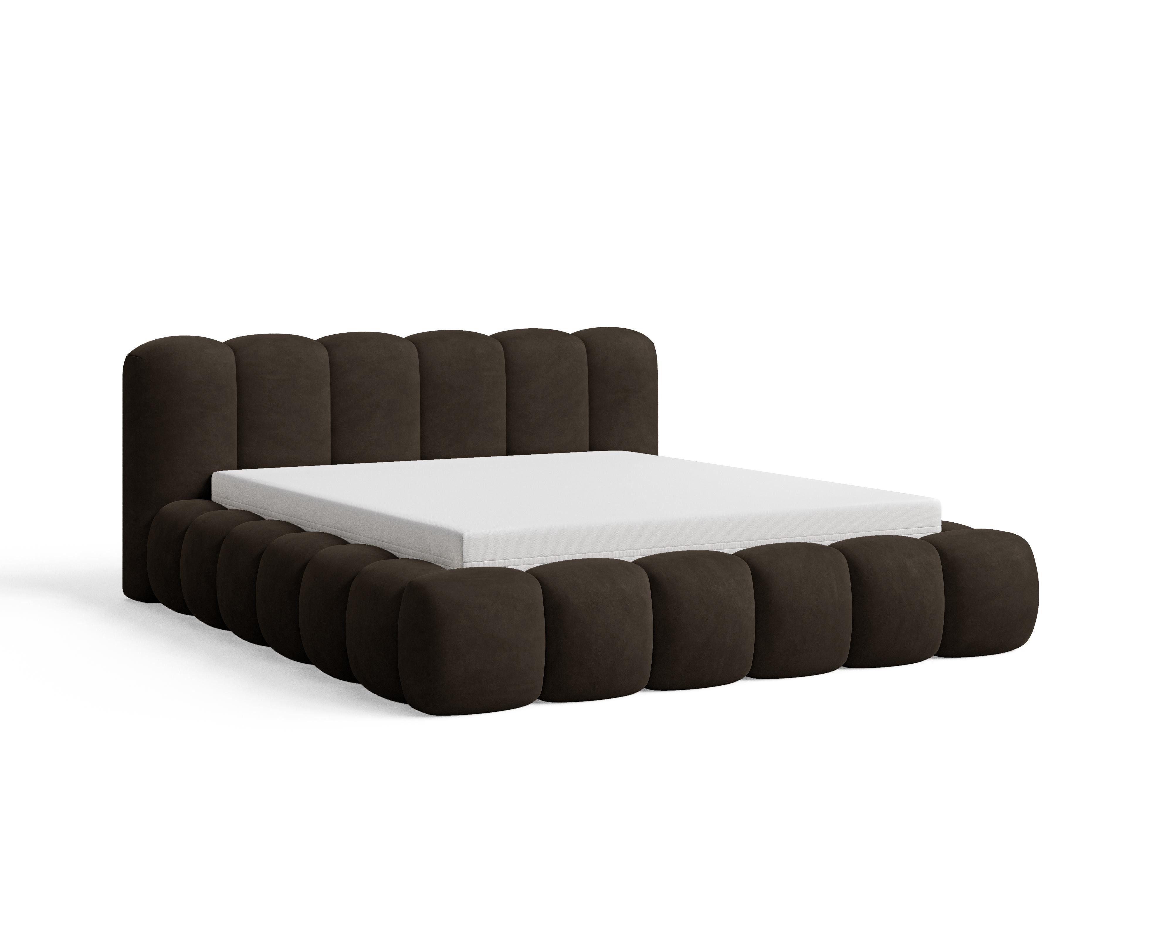 Chilly Möbel Polsterbett Samt Stoff mit Stauraum und Hubfunktion Metallrahmen (Boxbett ohne Matratze in vielen Farben, 140x200 160x200 180x200 200x200cm), gepol – Bild 4 von 5