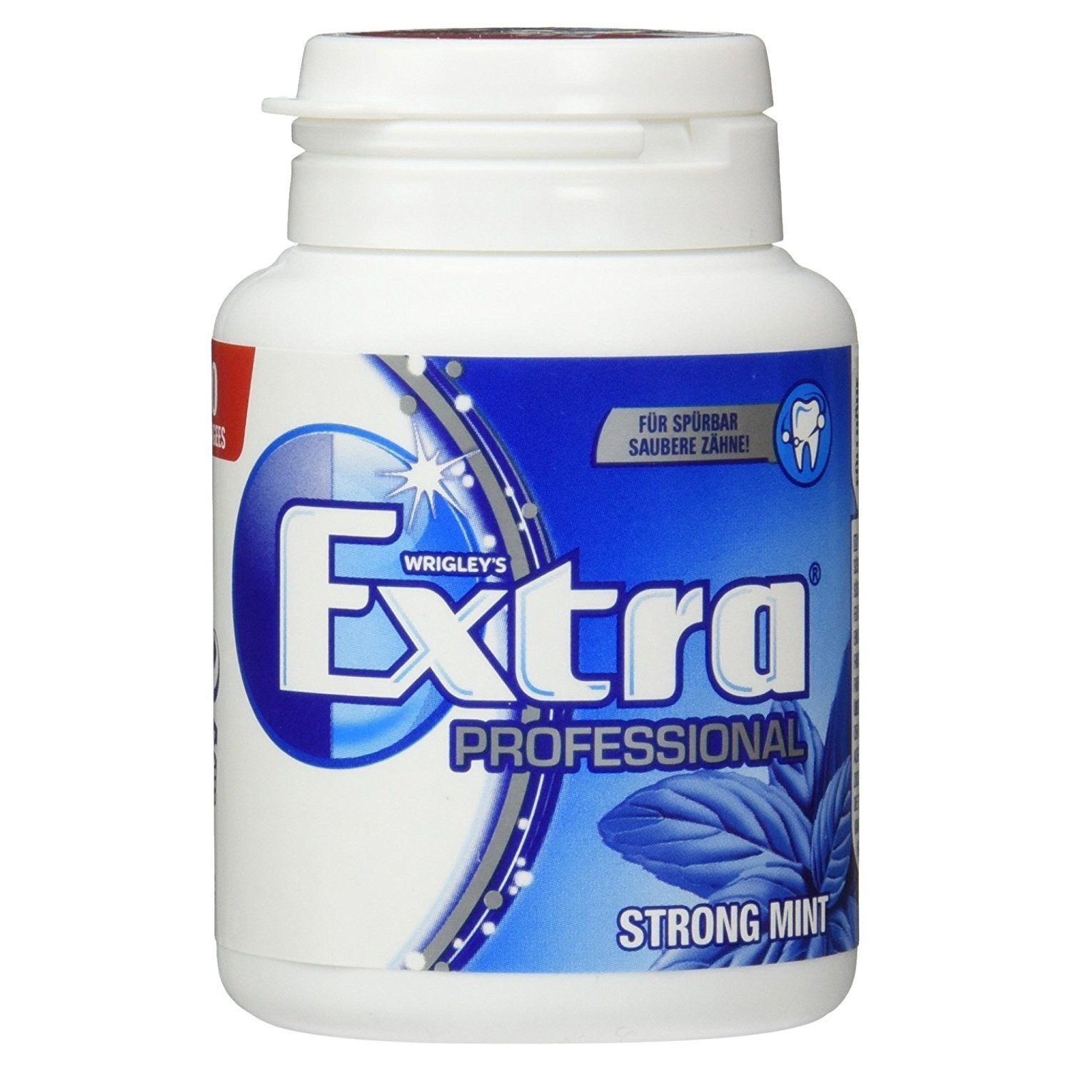 Wrigleys Extra Süßigkeit, Wrigley's Extra Professional Strong Mint 50 zuckerfreie Dragees