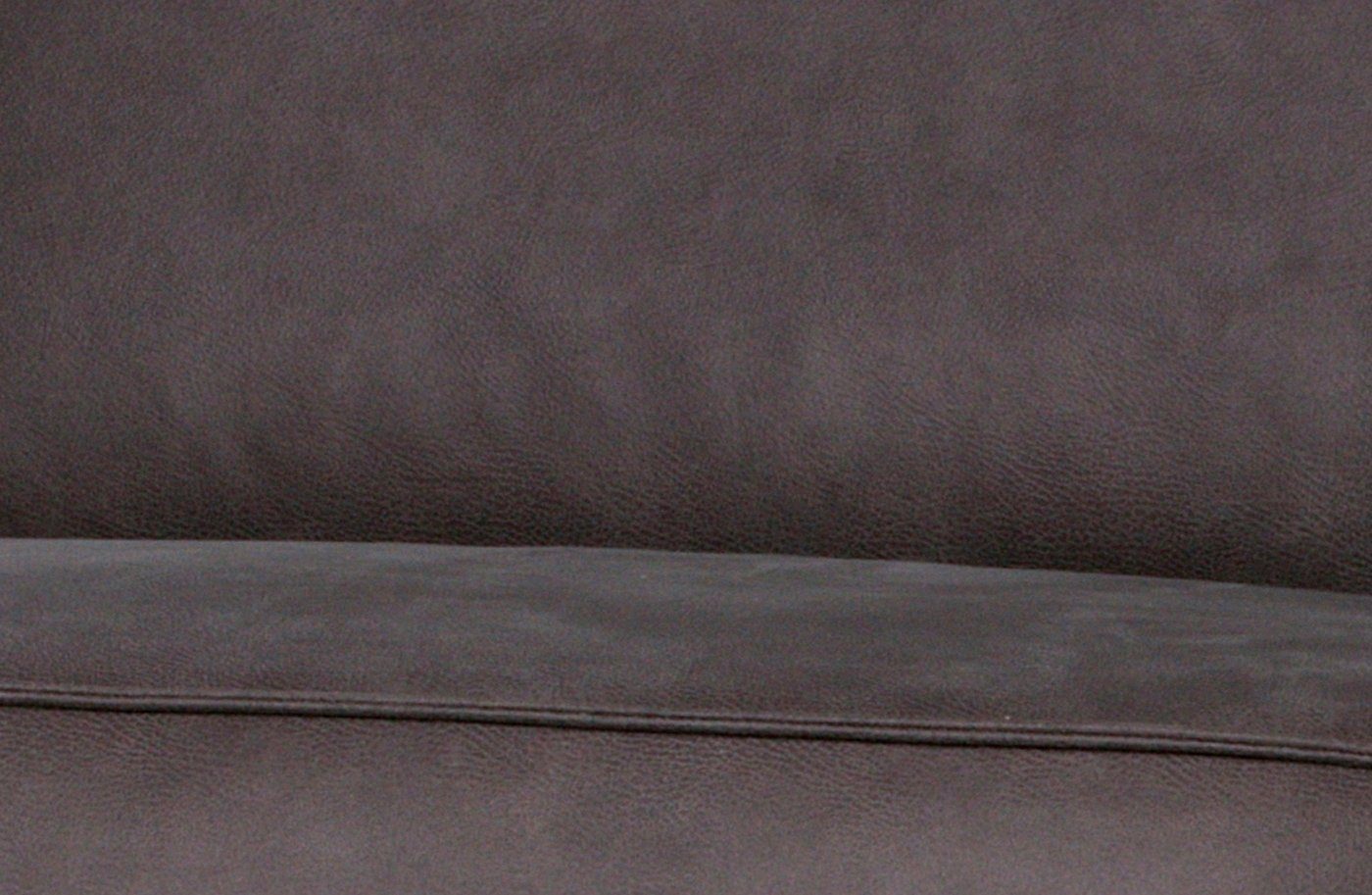BePureHome Sofa - freistellbar Grey, Statement 3-Sitzer Sofa Leder