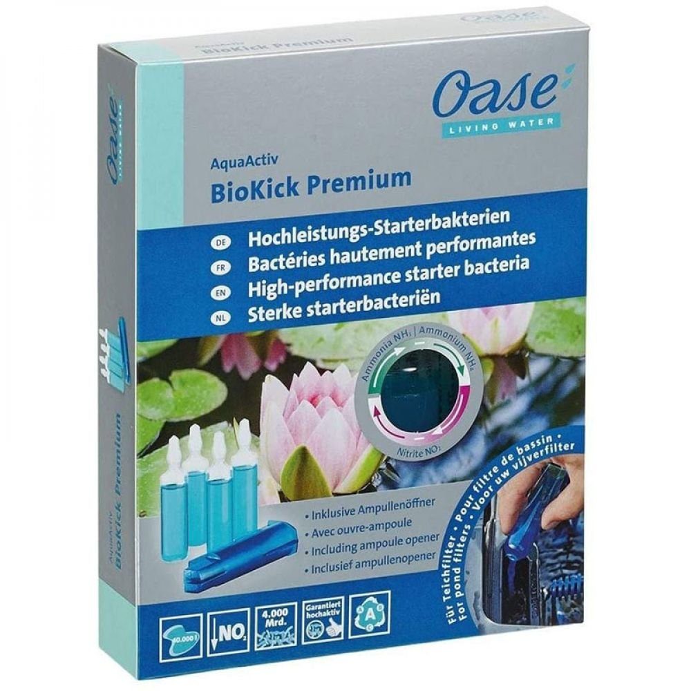 OASE Teichfilter Oase BioKick Premium Filterstarter 4 x 20 ml