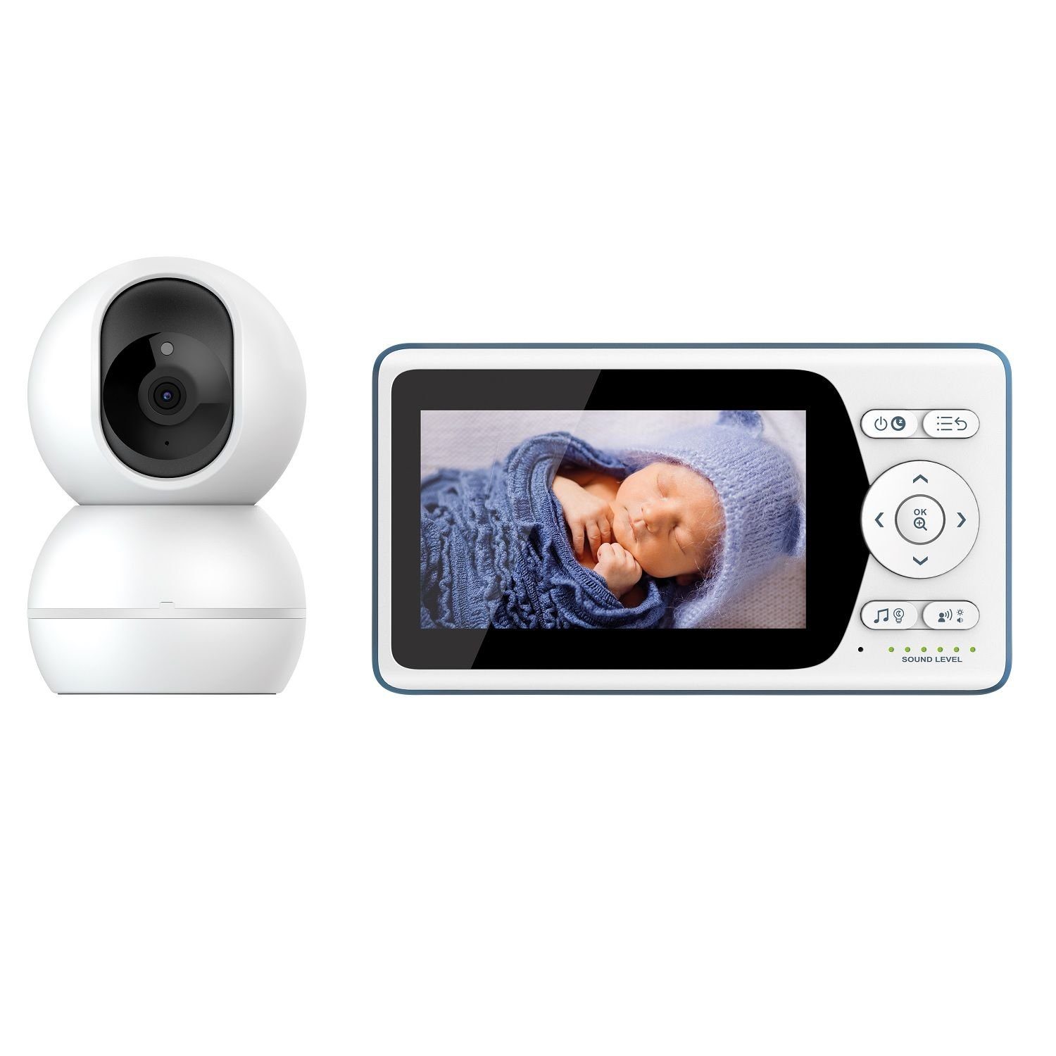 Telefunken Video-Babyphone VM-M500 4.3'' Display Video-Babyphone Infrarotmodus 640x480px
