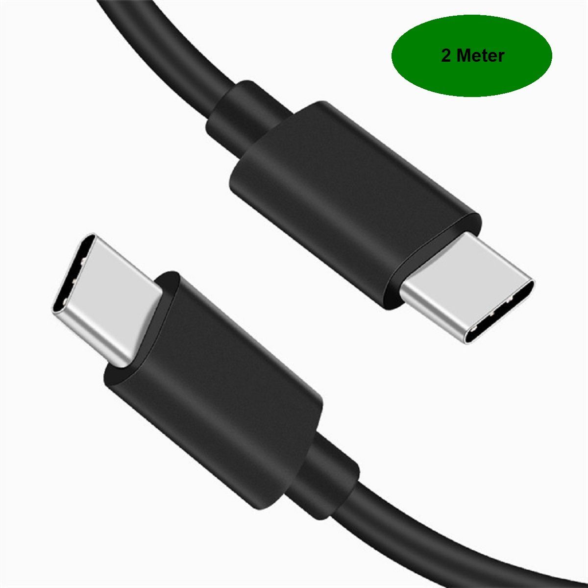 Ventarent Schnellladekabel für Samsung Galaxy S25 S24 S23 S22 S21 S20 + Ultra Autoladekabel, USB-C, USB-C (200 cm), Datensynchronisationskabel fast charging