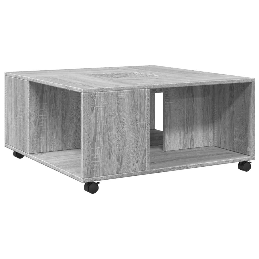 vidaXL Couchtisch Couchtisch Grau Sonoma 80x80x40 günstig online kaufen