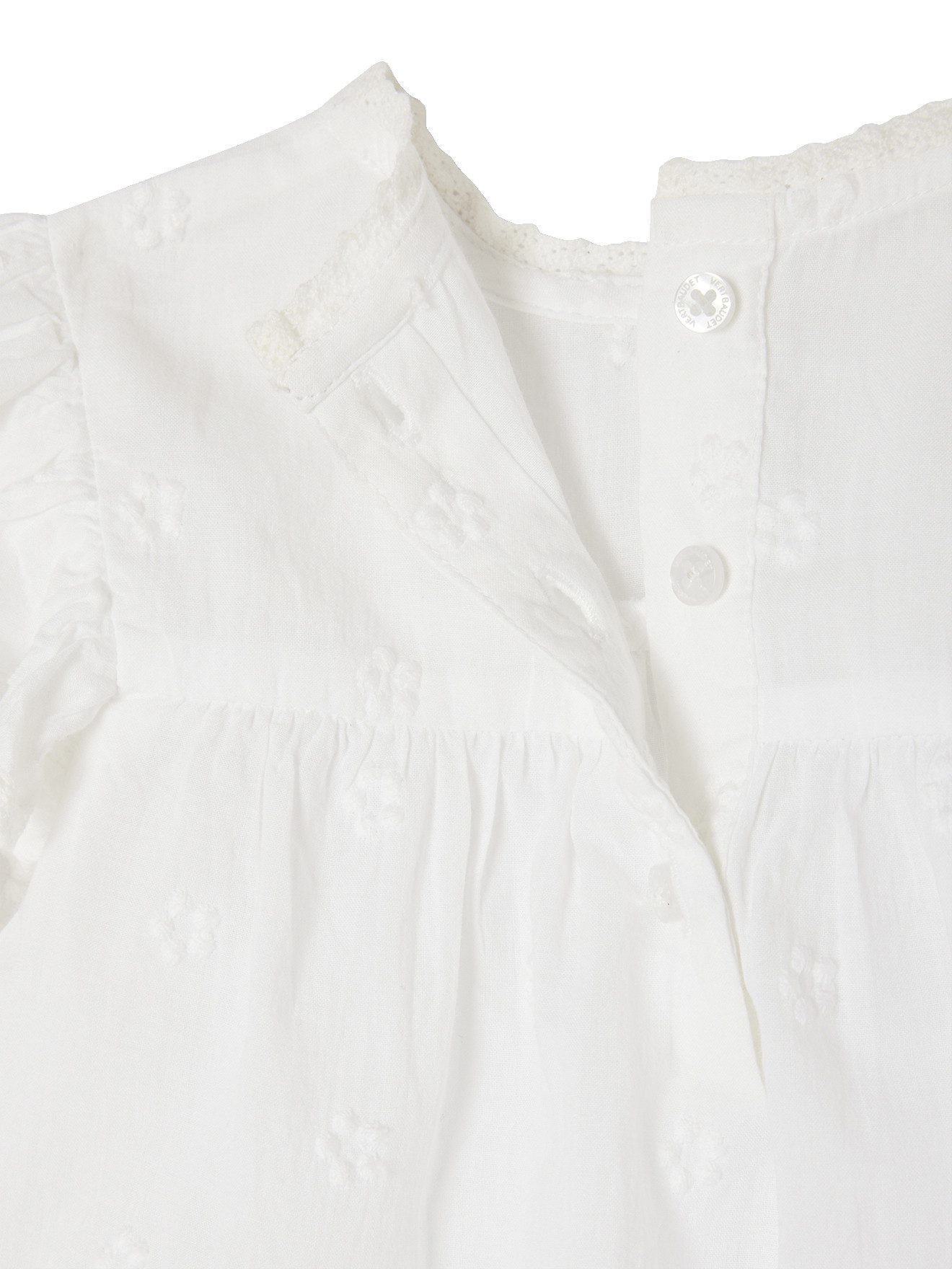 vertbaudet Langarmshirt Mädchen Baby Bluse mit langen Ärmeln