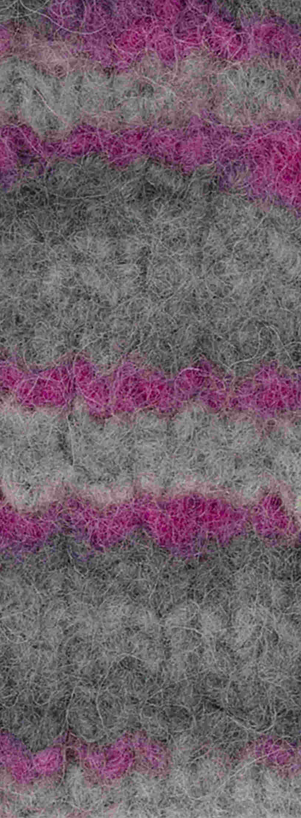 LANA GROSSA FELTRO PRINT Häkelwolle, 50 m (50 Gramm), Mehrfarbige Filzwolle zum Stricken & Filzen