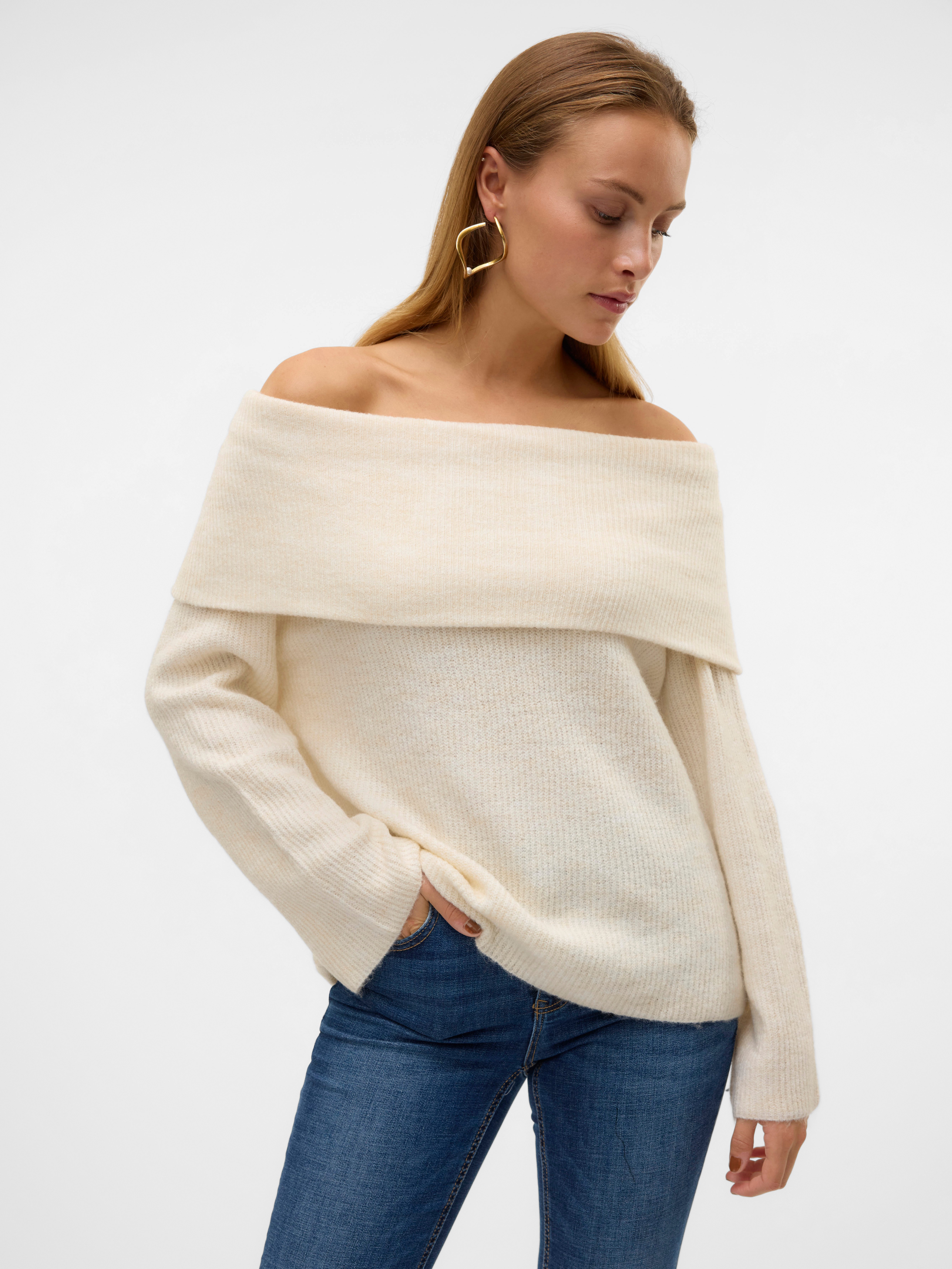 Vero Moda Strickpullover VMERA LS OFF günstig online kaufen