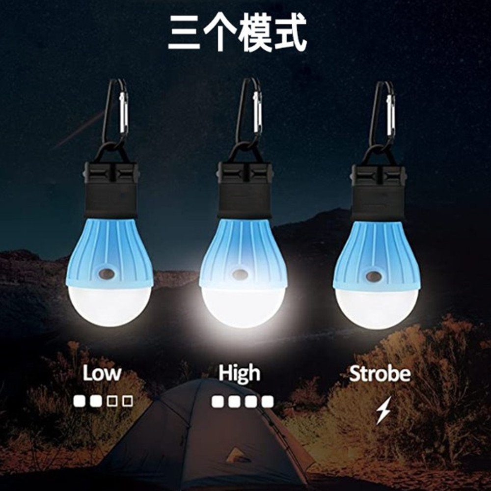 Licht,Notlicht Campinglampe Camping, color XDeer Zubehör Angeln, Wasserdicht, 4 Wandern Beleuchtungsmodi LED,3 für Zeltlampe,Tragbare Campingtisch Camping Camping